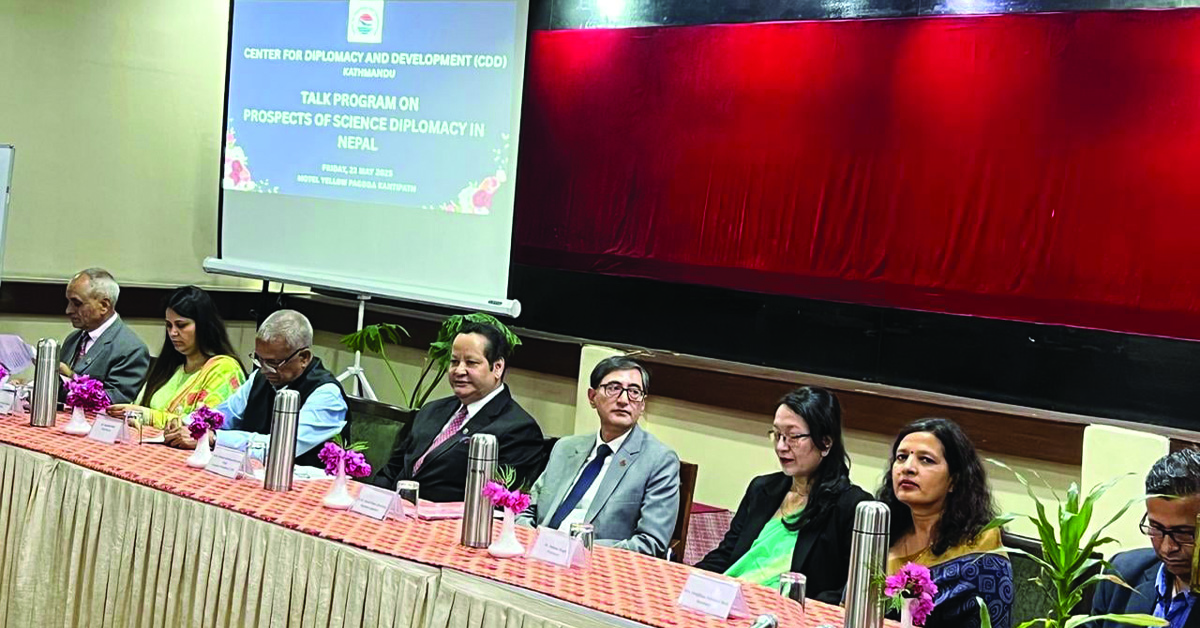 Discussions on ‘Prospects of Science Diplomacy in Nepal’