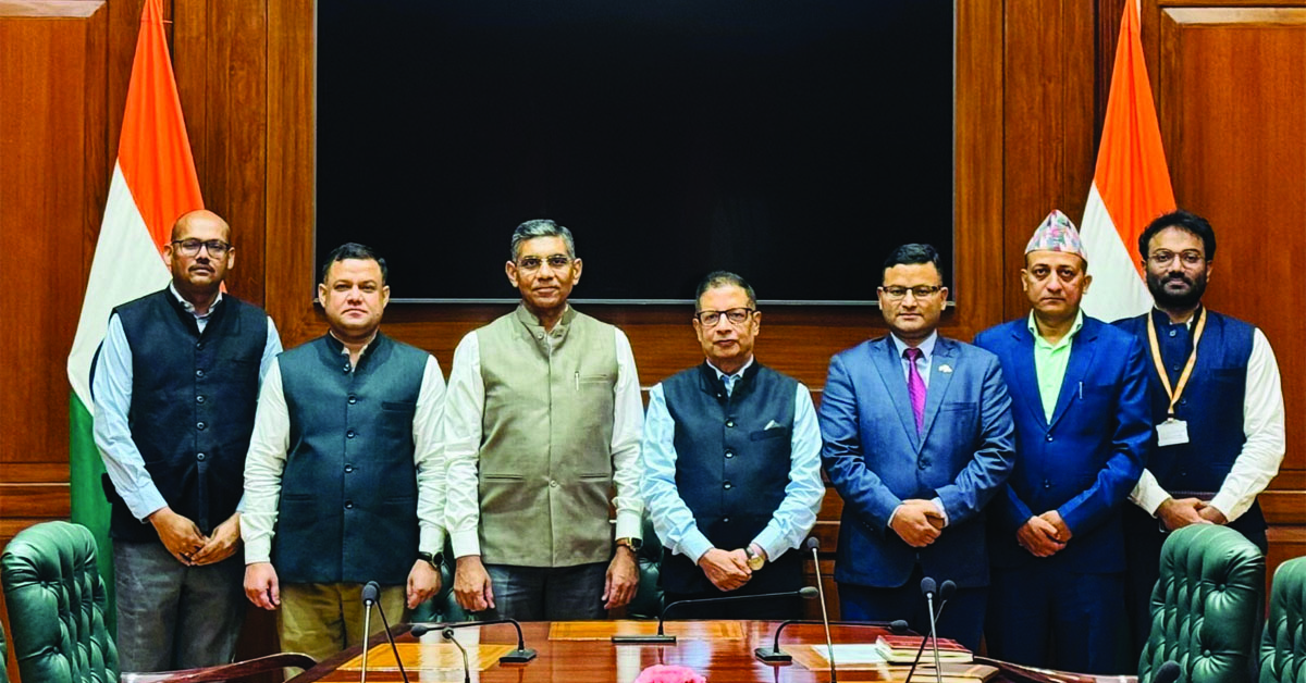 Nepal’s Ambassador to India Meets Indian Foreign Ministry Official to Strengthen Bilateral Ties