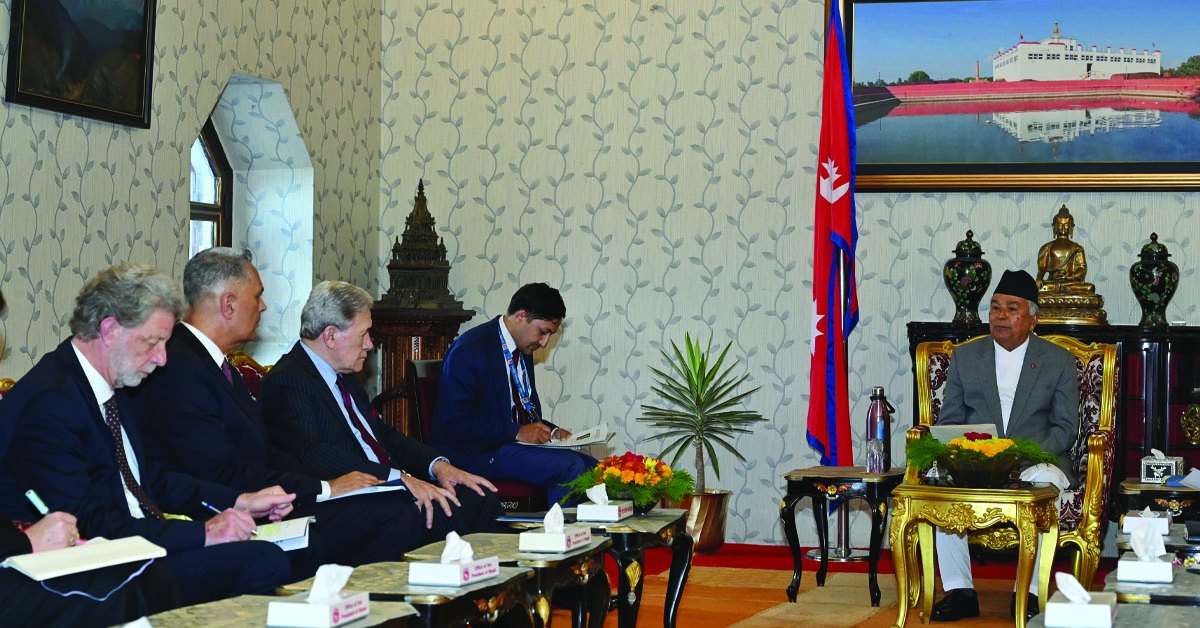 ‘Nepal and Nepalis are in the heart of New Zealanders,’ – New Zealand DPM Peters