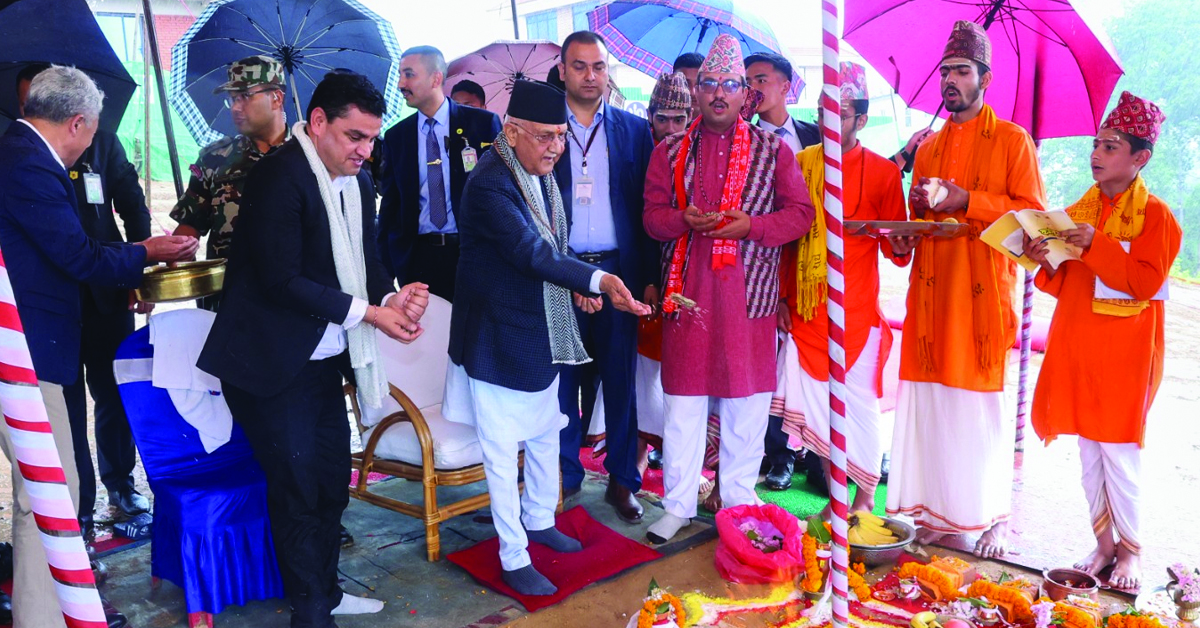 PM lays foundation stone for Dhulikhel Hospital’s Trauma and Emergency Center