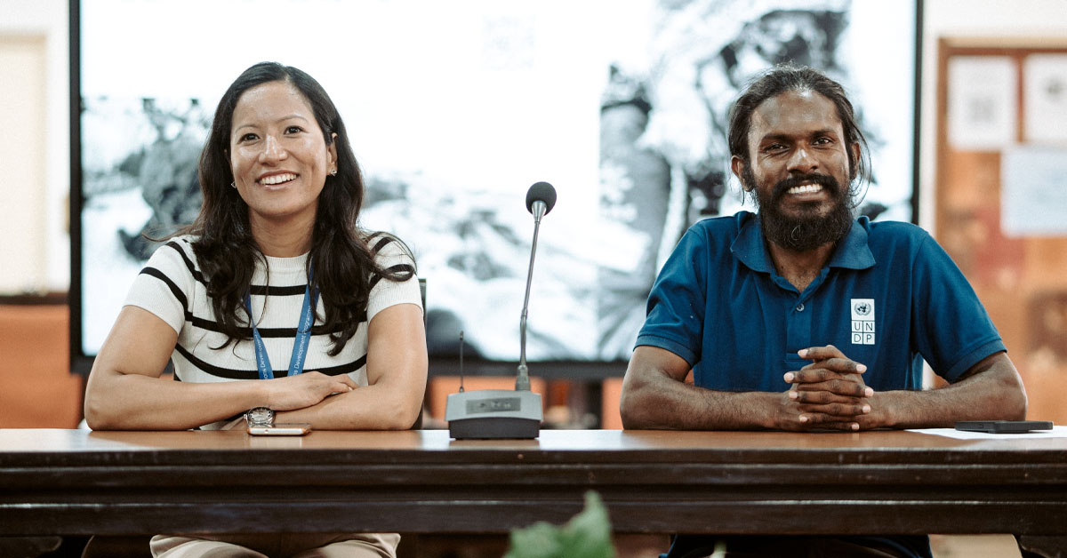 UNDP Youth Champions Shrestha and Shakil Felicitated for Scaling Summit to Champion Plastic-Free Future