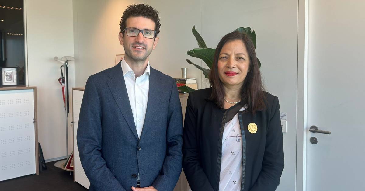 Ambassador Lamsal Meets Mayor of Leuven to Strengthen Cultural Ties