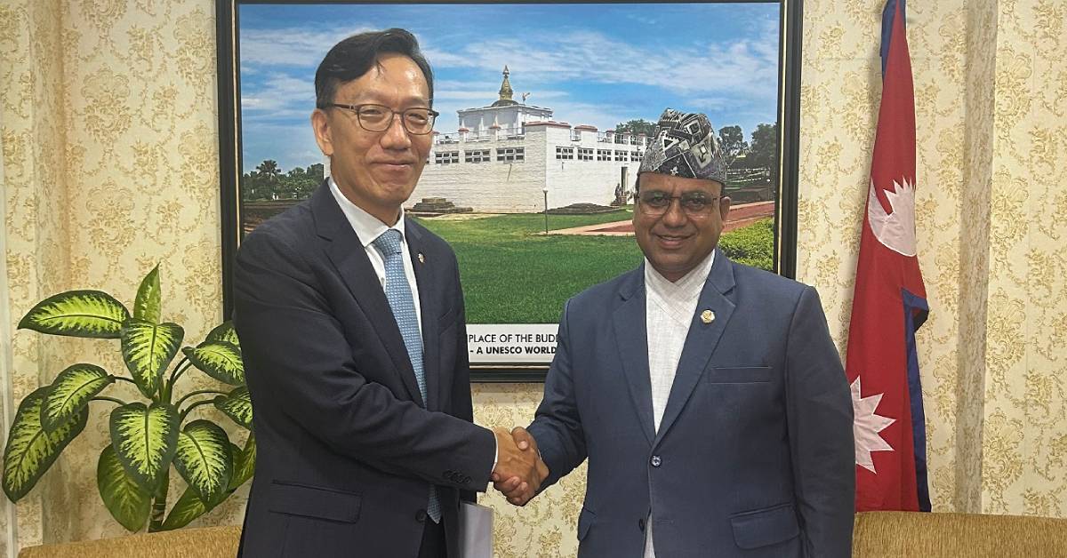 Korean Ambassador Calls on Minister Pandey