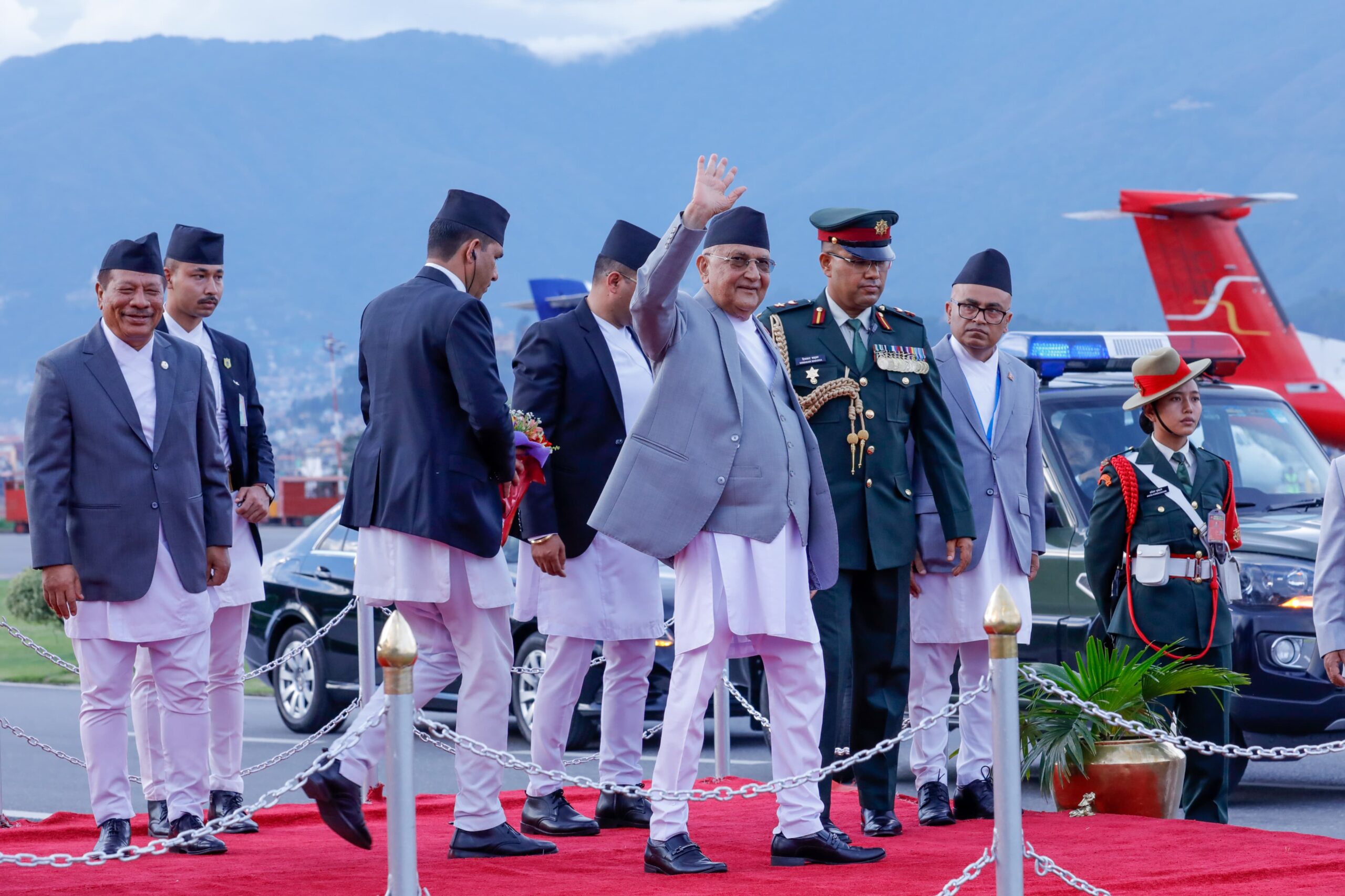 PM Oli Leaves For Spain to Attend the Fourth International Conference on Financing For Development of UN