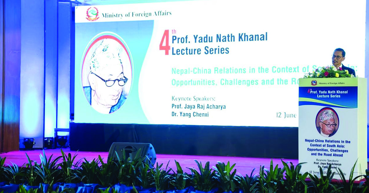 Prof. Khanal Played a Pivotal Role in Shaping the Modern Foreign Policy of Nepal