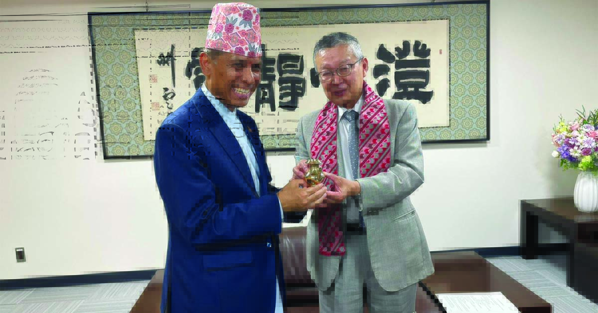 Ambassador Suvedi Meets Deputy Mayor of Sendai, Japan