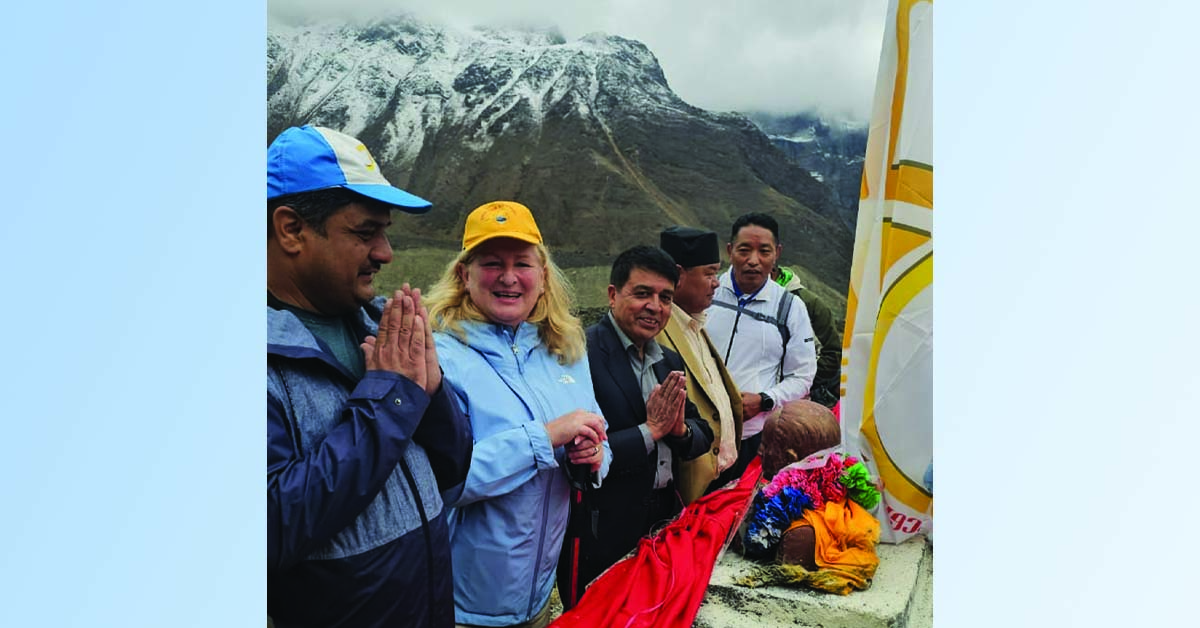 French Ambassador Corteval Pays Tribute at Annapurna Base Camp on 75th Anniversary of Historic Ascent