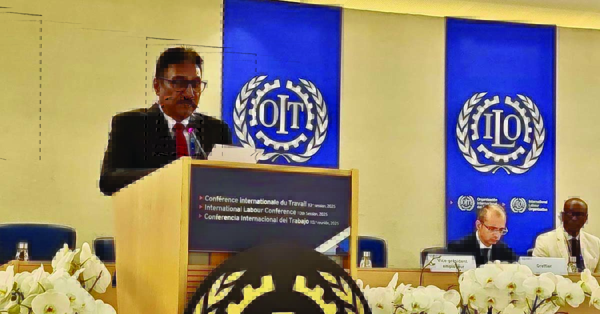 Labour Minister Bhandari Addresses ILC 2025 in Geneva, Meets ILO Director-General
