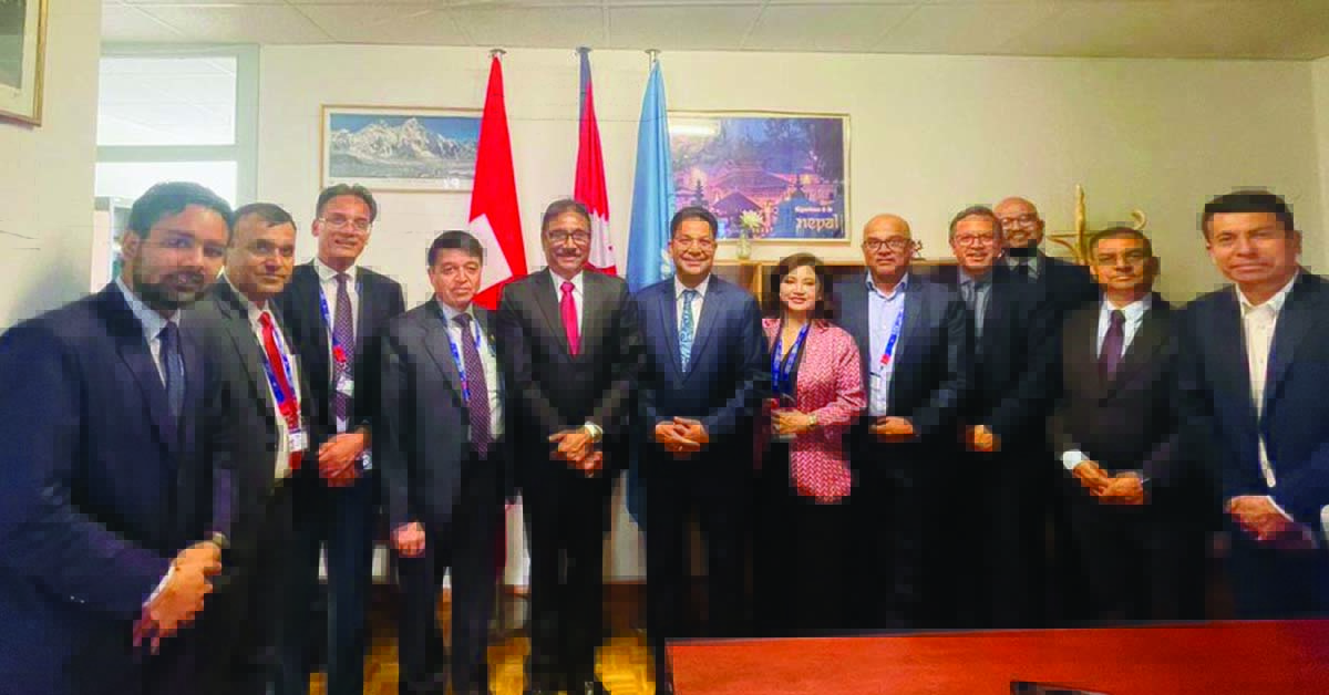 Minister Bhandari Holds Key Bilateral Meetings on Sidelines of ILC 2025 in Geneva