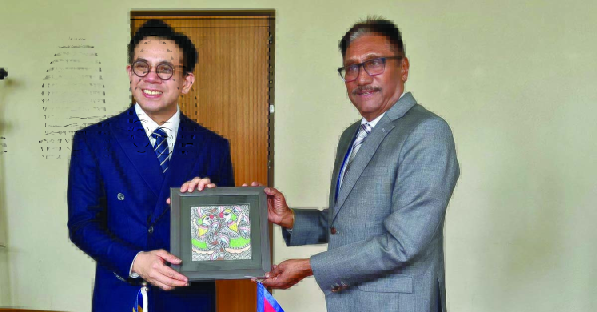 Minister Bhandari Meets Malaysian Minister in Geneva