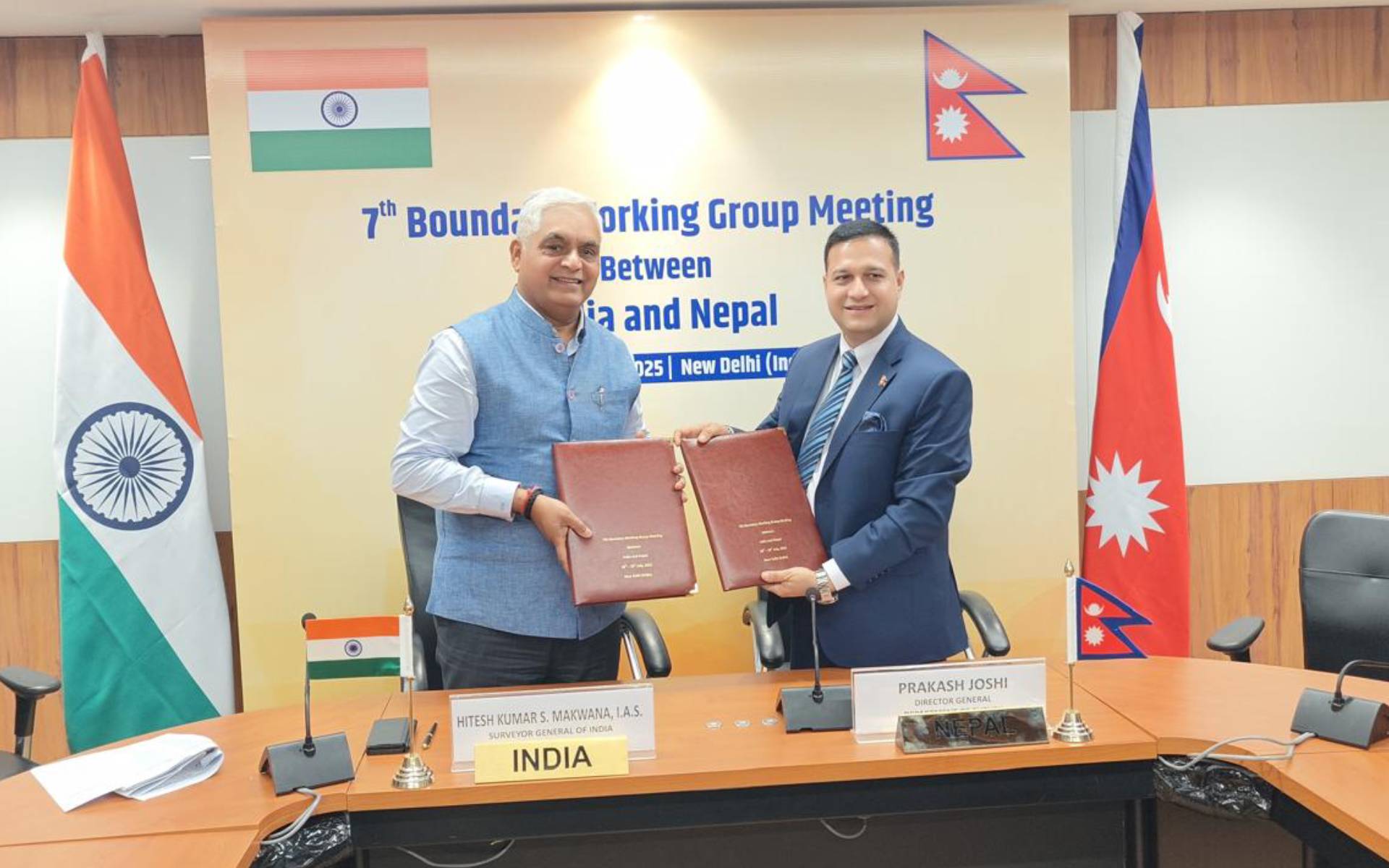 7th Nepal-India Boundary Working Group Meeting Concludes in New Delhi