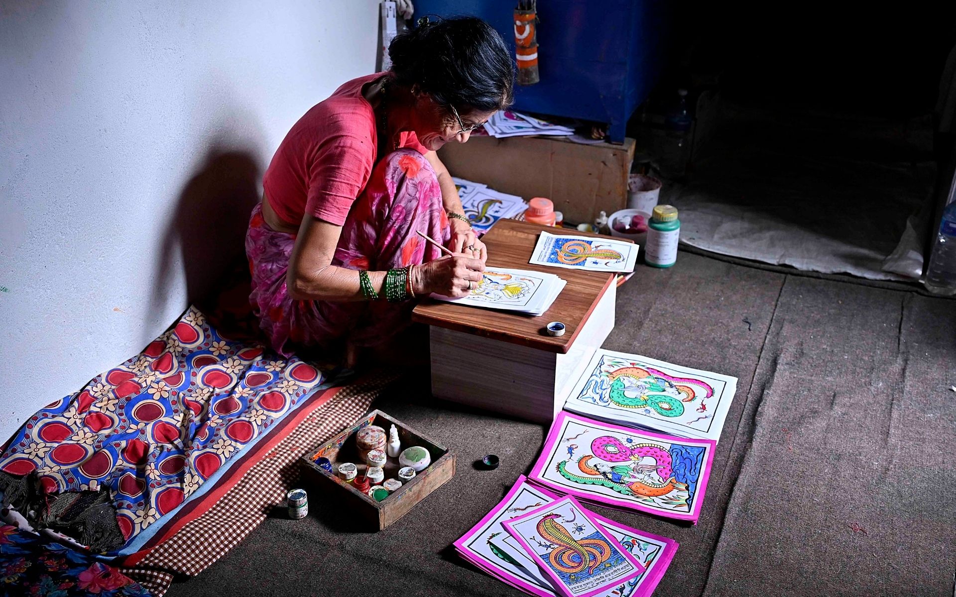 A Brush Stroke of Generational Tradition by Nepal’s Female Artist