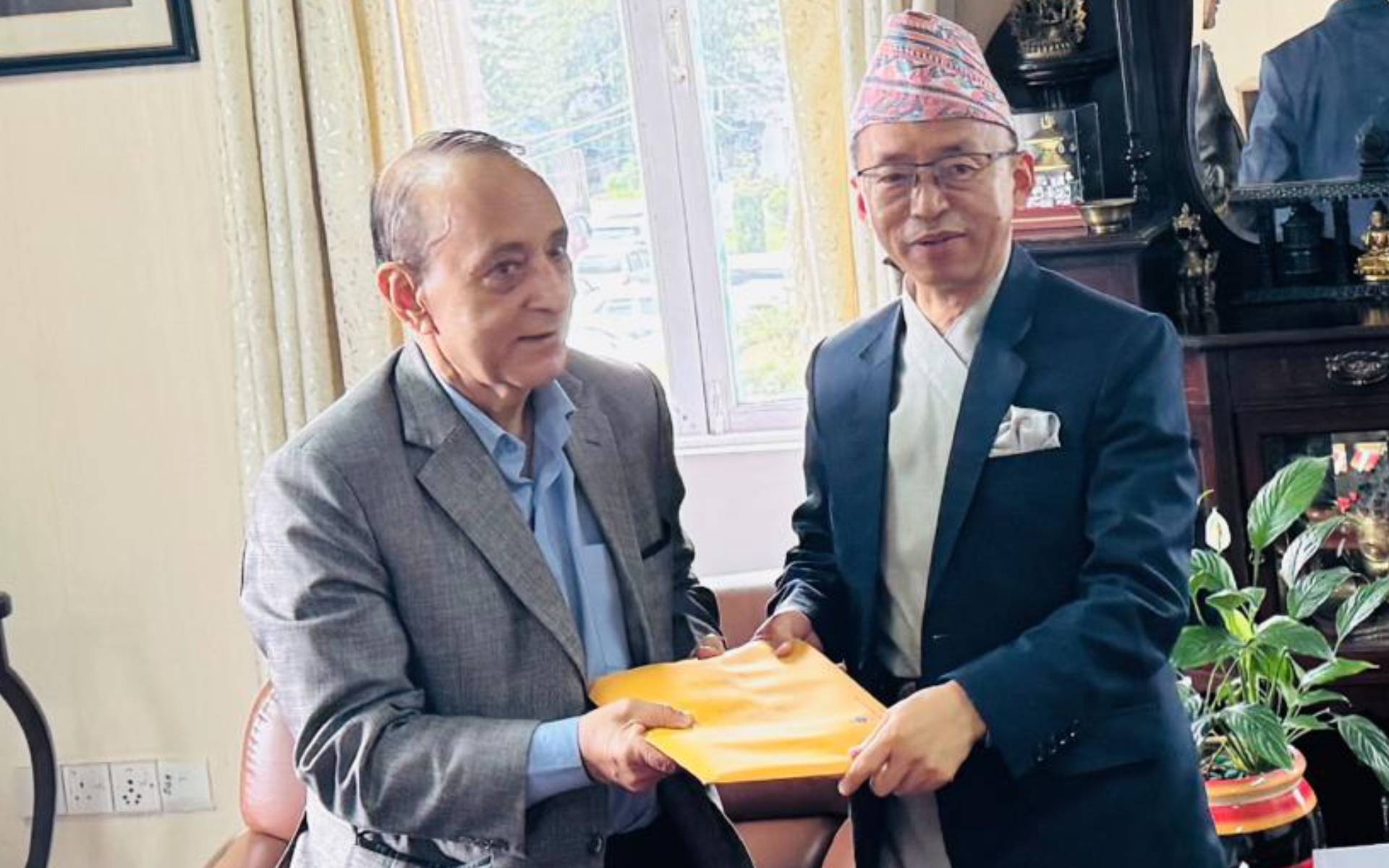 AFCAN Presents Report on Nepal’s Soft Power to Foreign Secretary Rai