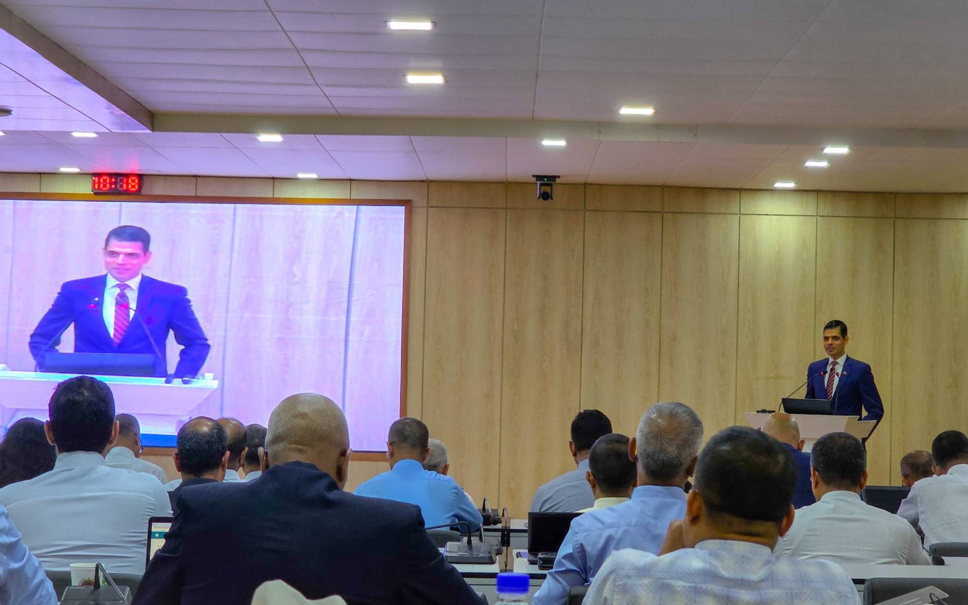 Ambassador Bhandari Delivers Lecture at National Defence College in Dhaka