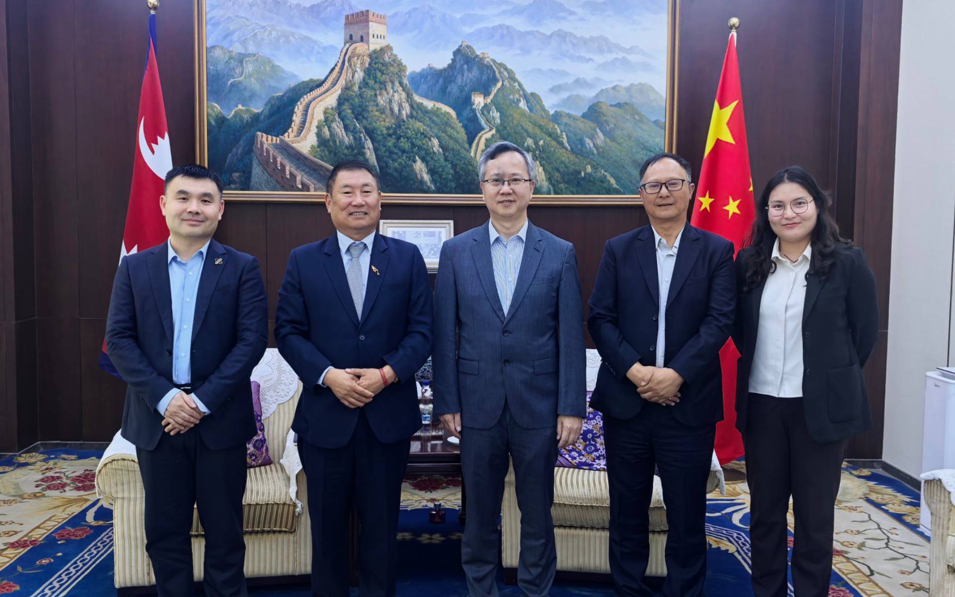 Ambassador Chen Song and ICIMOD Director Discuss Climate Cooperation