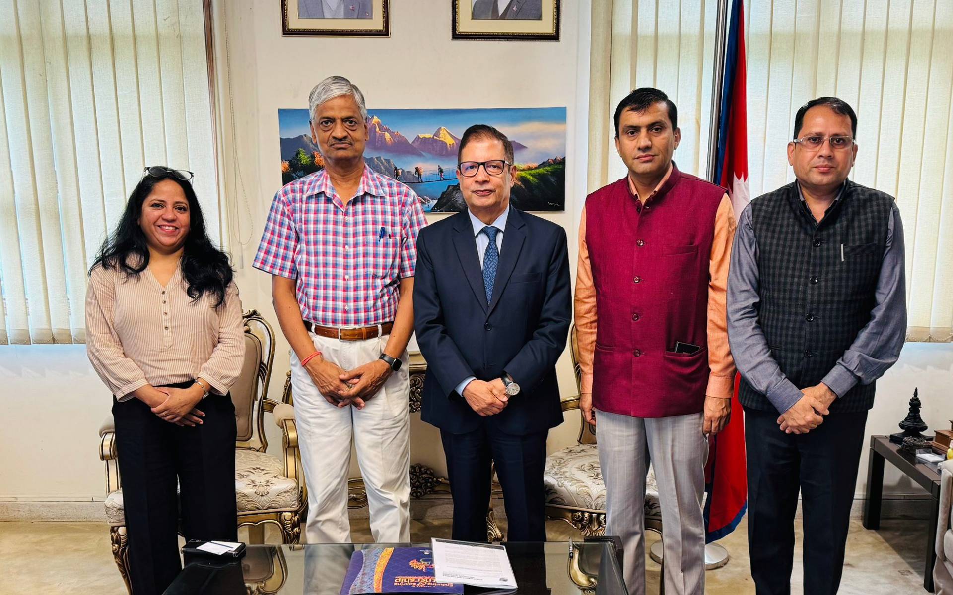 Ambassador Sharma Meets World Association for SMEs to Explore Nepal-India Partnerships