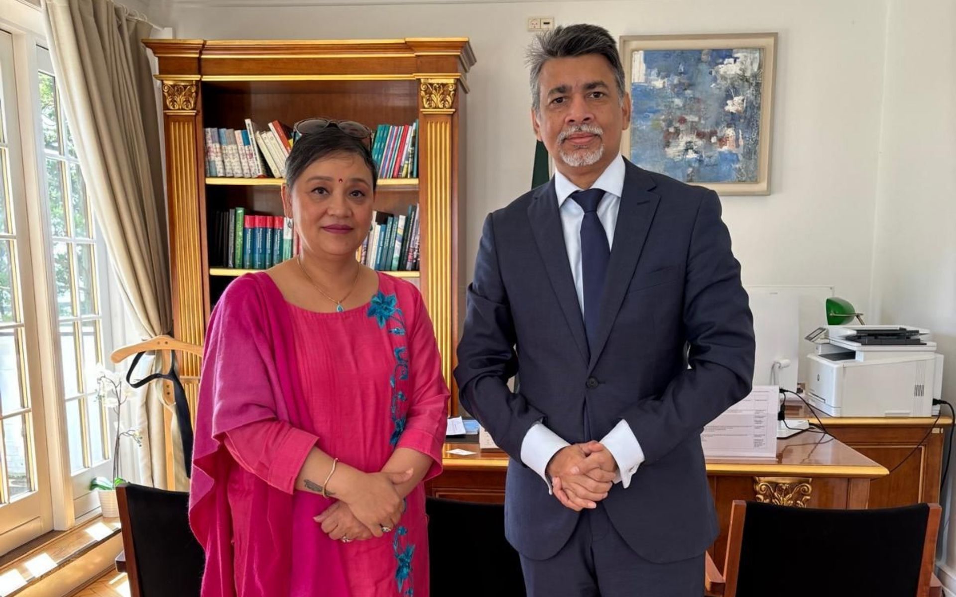 Ambassador Tuladhar Meets Bangladeshi Ambassador to Boost Regional Ties