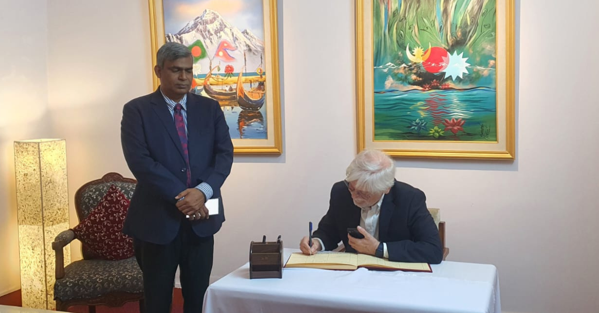 Bangladeshi Embassy Unveils a Book of Condolence