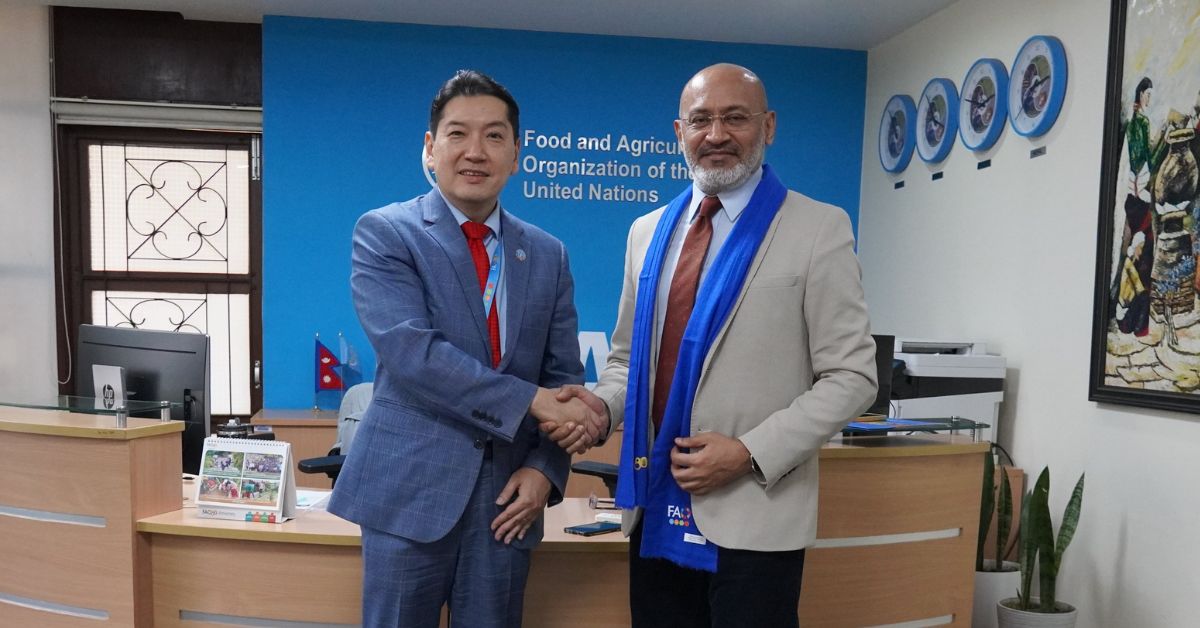 FAO and WFP Chiefs Discuss on Collaboration in Nepal