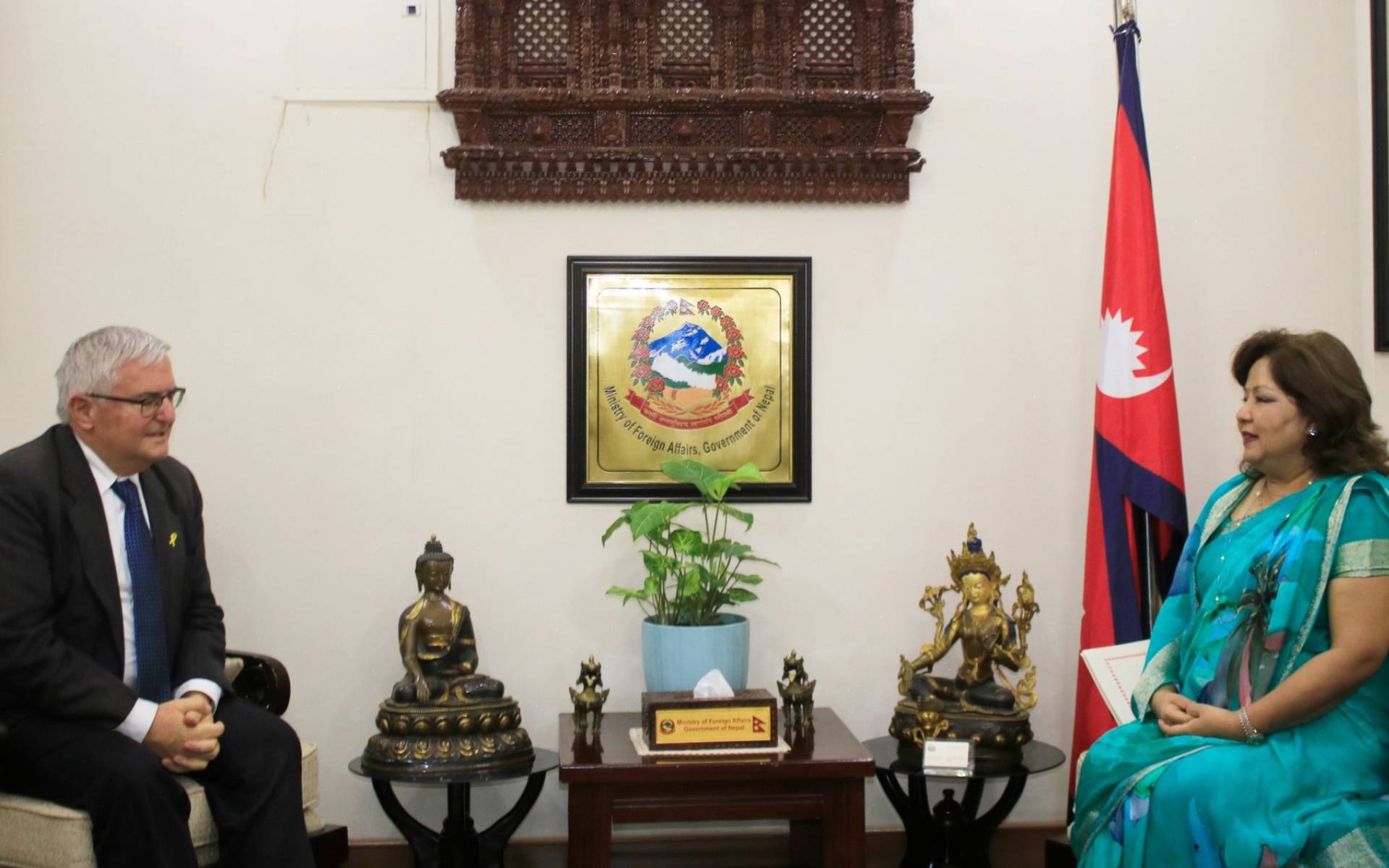 Israeli Ambassador Calls on Foreign Minister Dr. Rana to Mark 65 Years of Diplomatic Ties
