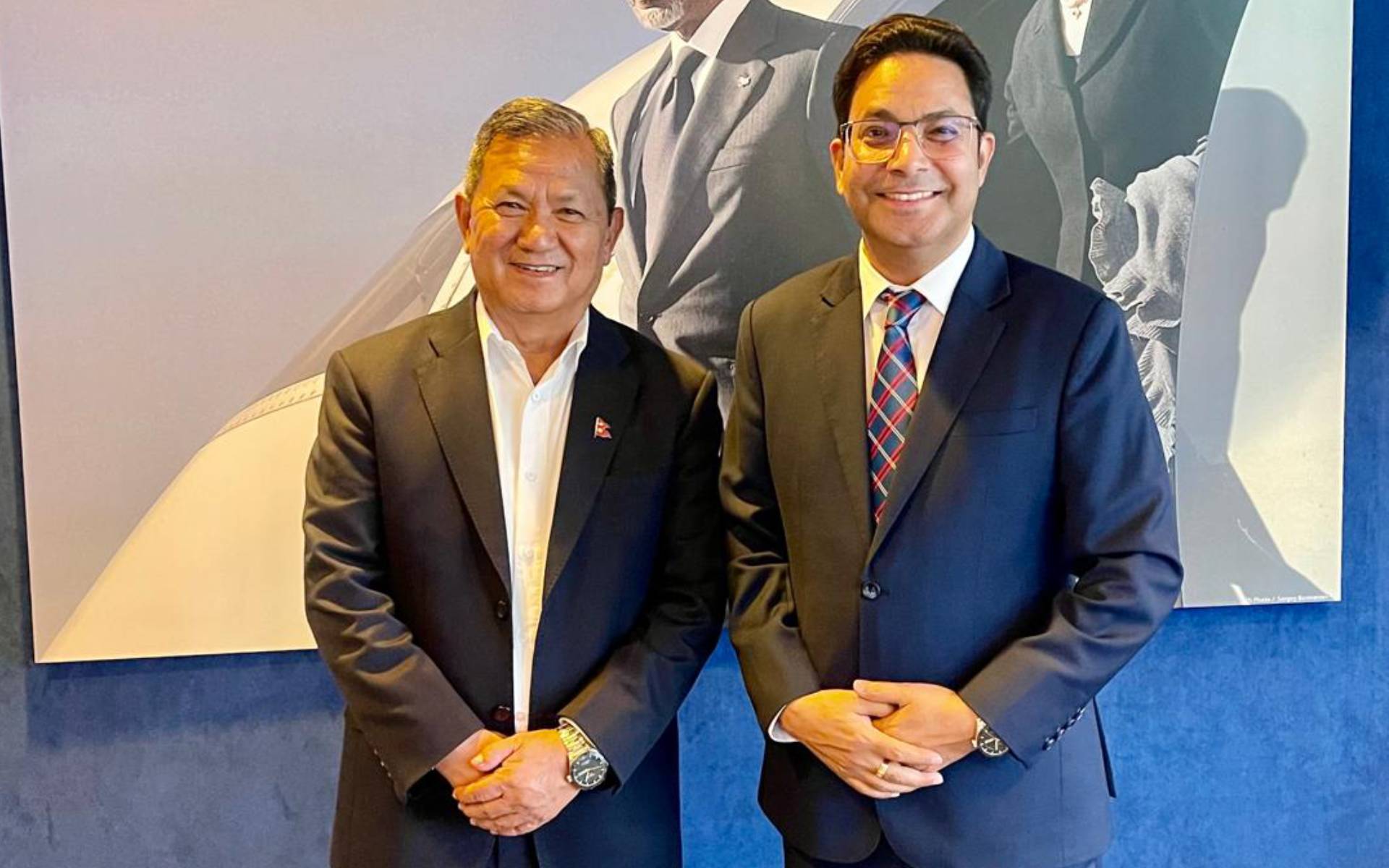 Minister Gurung Departs Geneva following WSIS Completion 