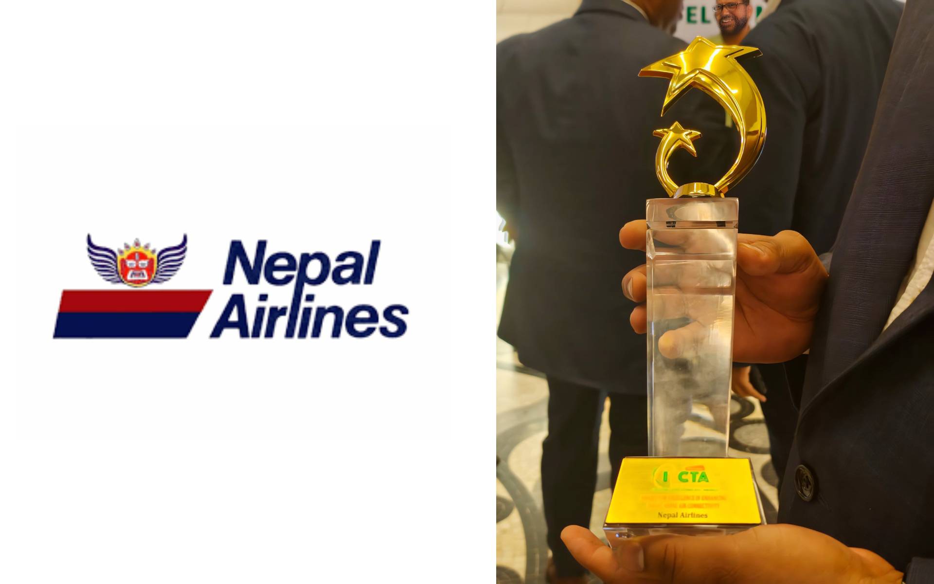 Nepal Airlines Honored with ‘Best Airlines on Nepal Route’ Award at ITCTA 2025