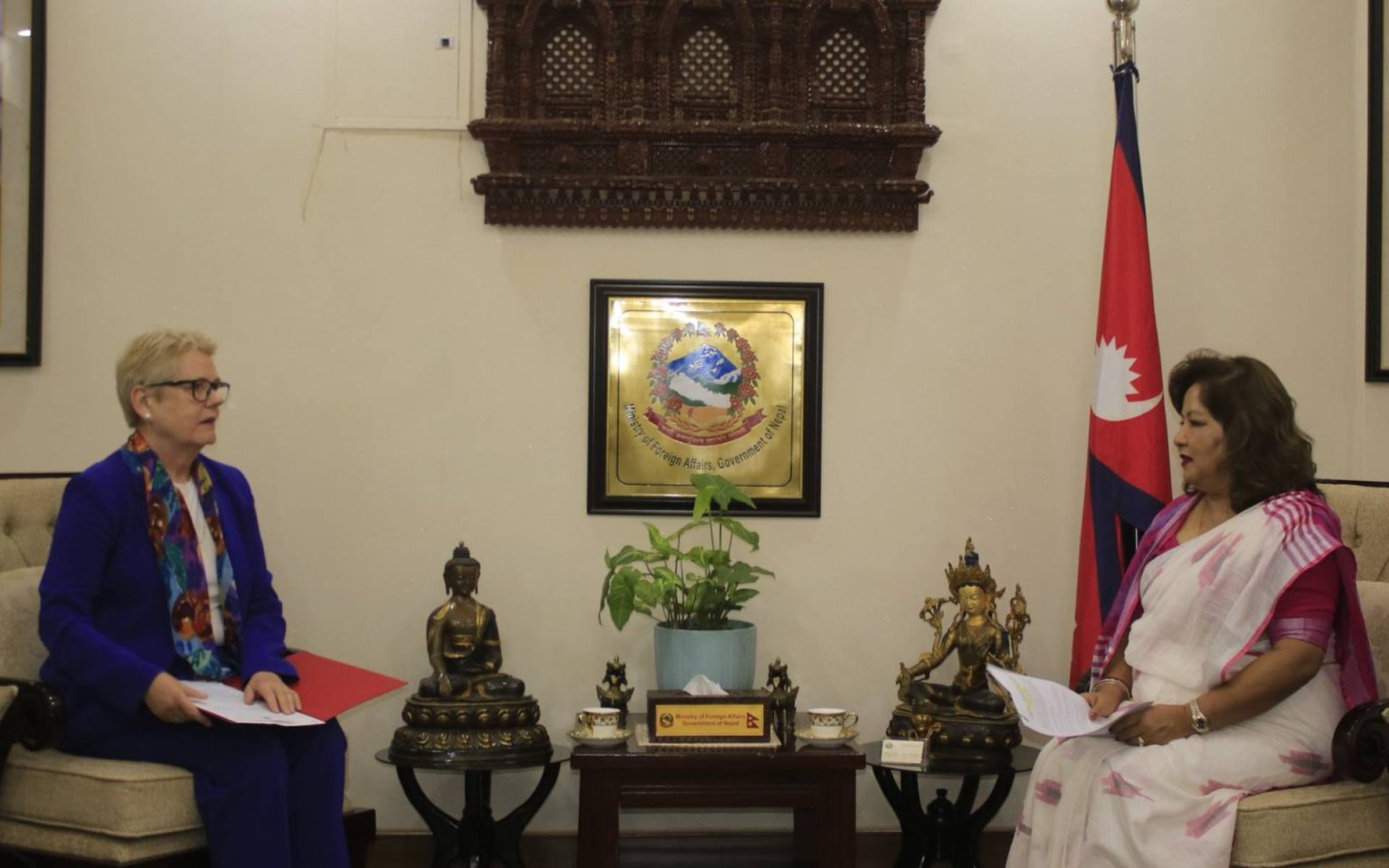 Norwegian Ambassador Dramdal Pays Farewell Call on Foreign Minister Dr ...