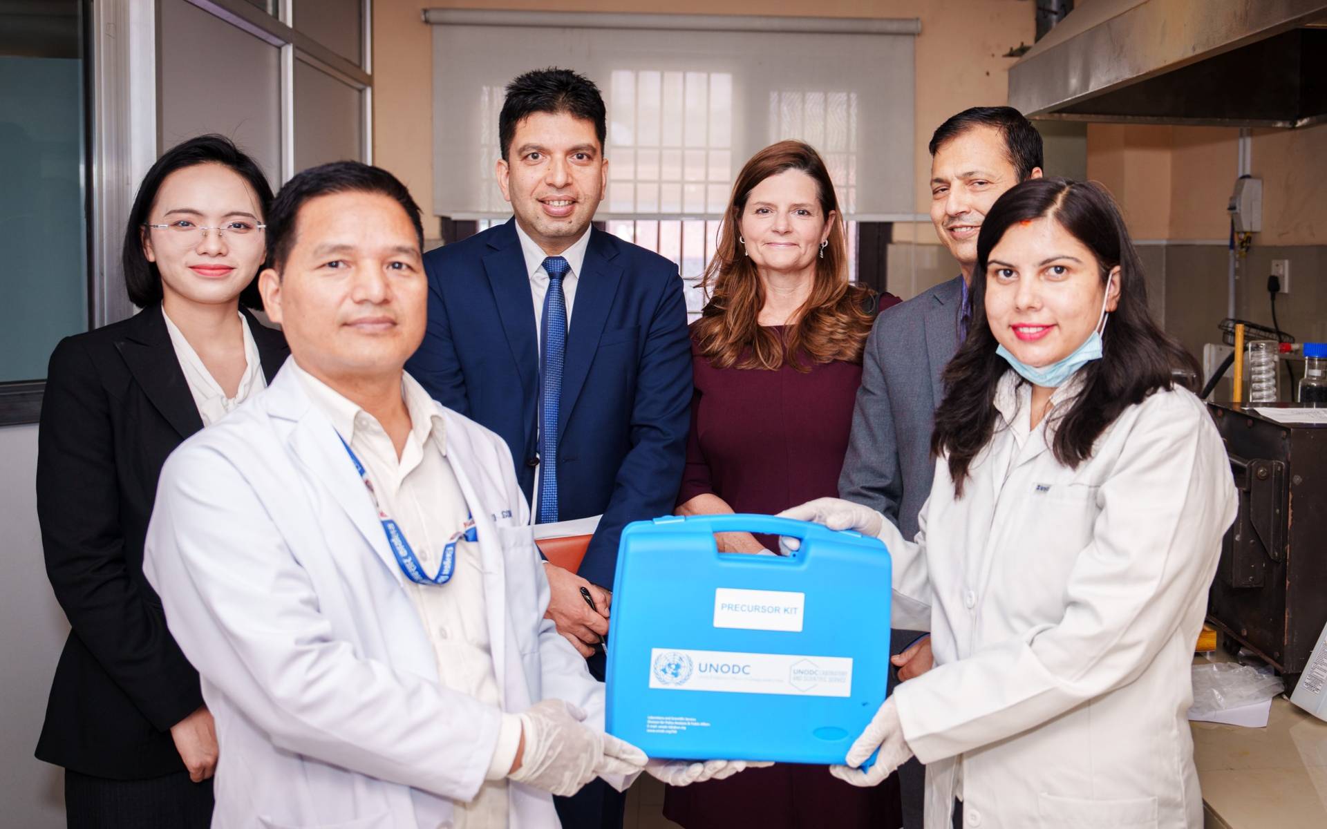 U.S. Embassy and UNODC Support Nepal Customs with Drug Detection Kits