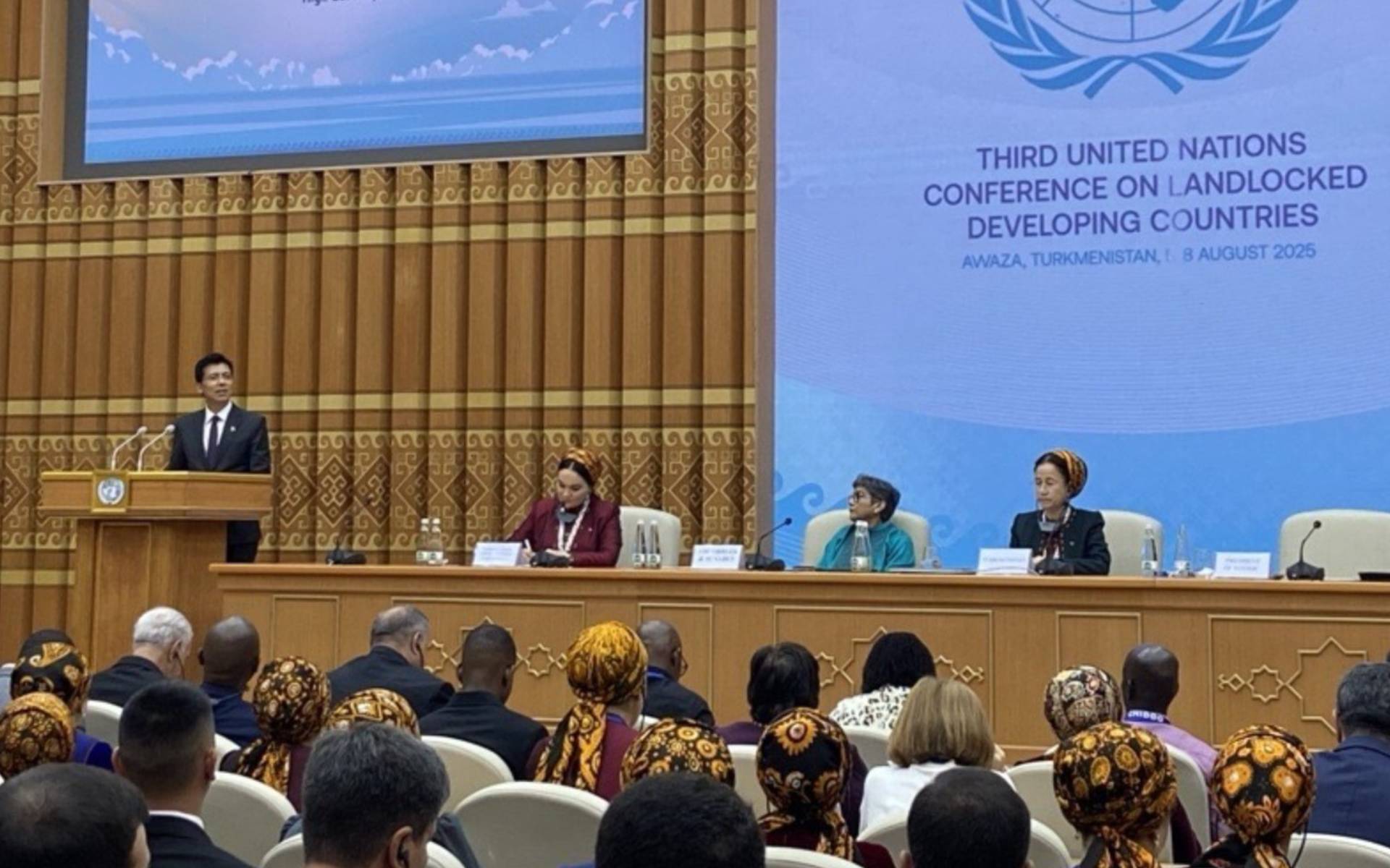 ECOSOC President Thapa Addresses LLDC3 Conference and Civil Society Forum