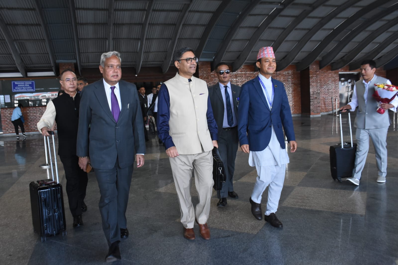 Indian Foreign Secretary Misri arrives in Kathmandu