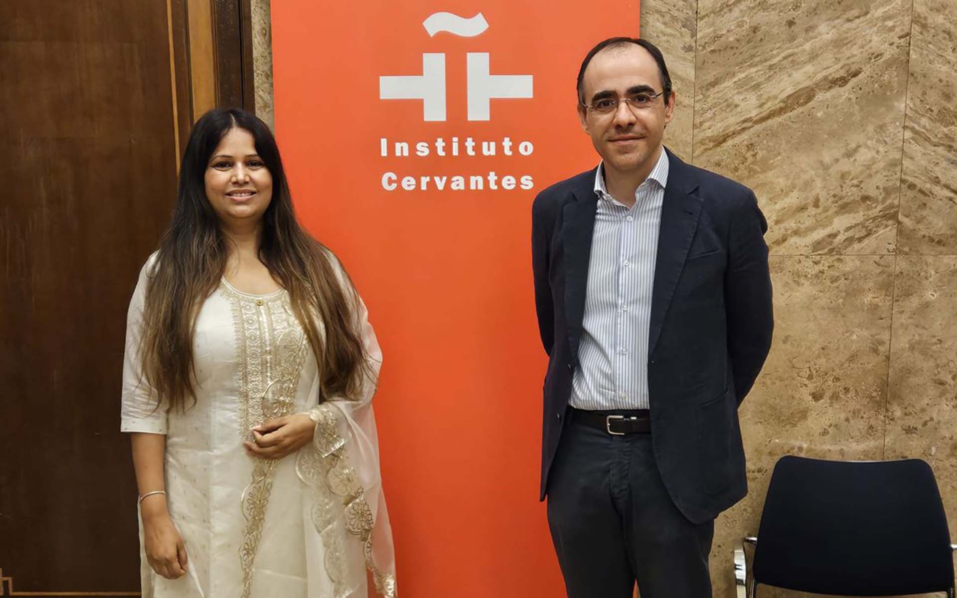 President of IRGGD Dr. Dhakal Visits Instituto Cervantes in Madrid