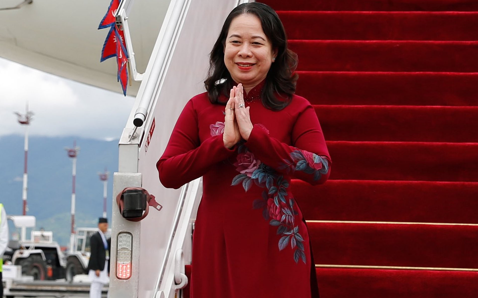 Vice President of Vietnam Vo Thi Anh Xuan Arrives in Nepal
