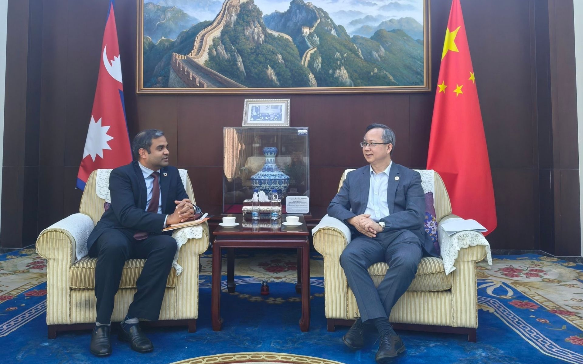 Chinese Ambassador, UNFPA Representative Discuss Support for Women and Youth in Nepal