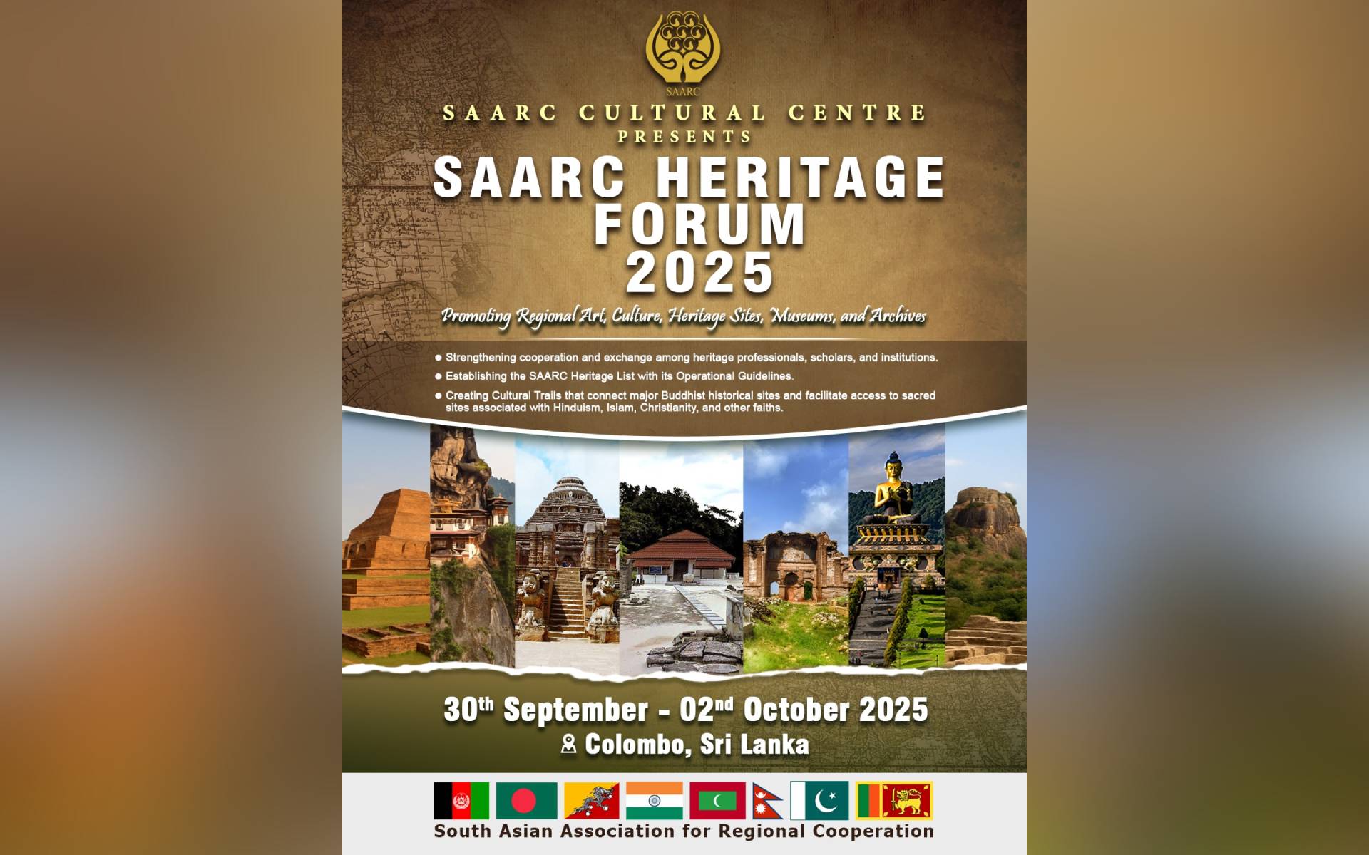 Colombo to Host Inaugural SAARC Heritage Forum