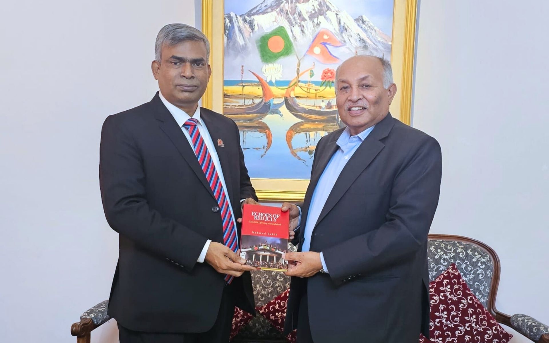 Former Amb. Karna Meets Bangladeshi Ambassador Rahman