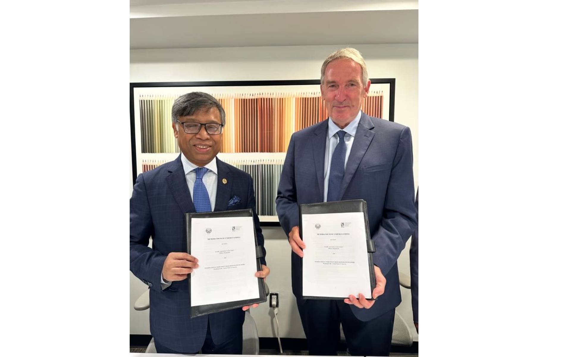 IFPRI and SAC Sign MoU to Strengthen Agricultural Cooperation