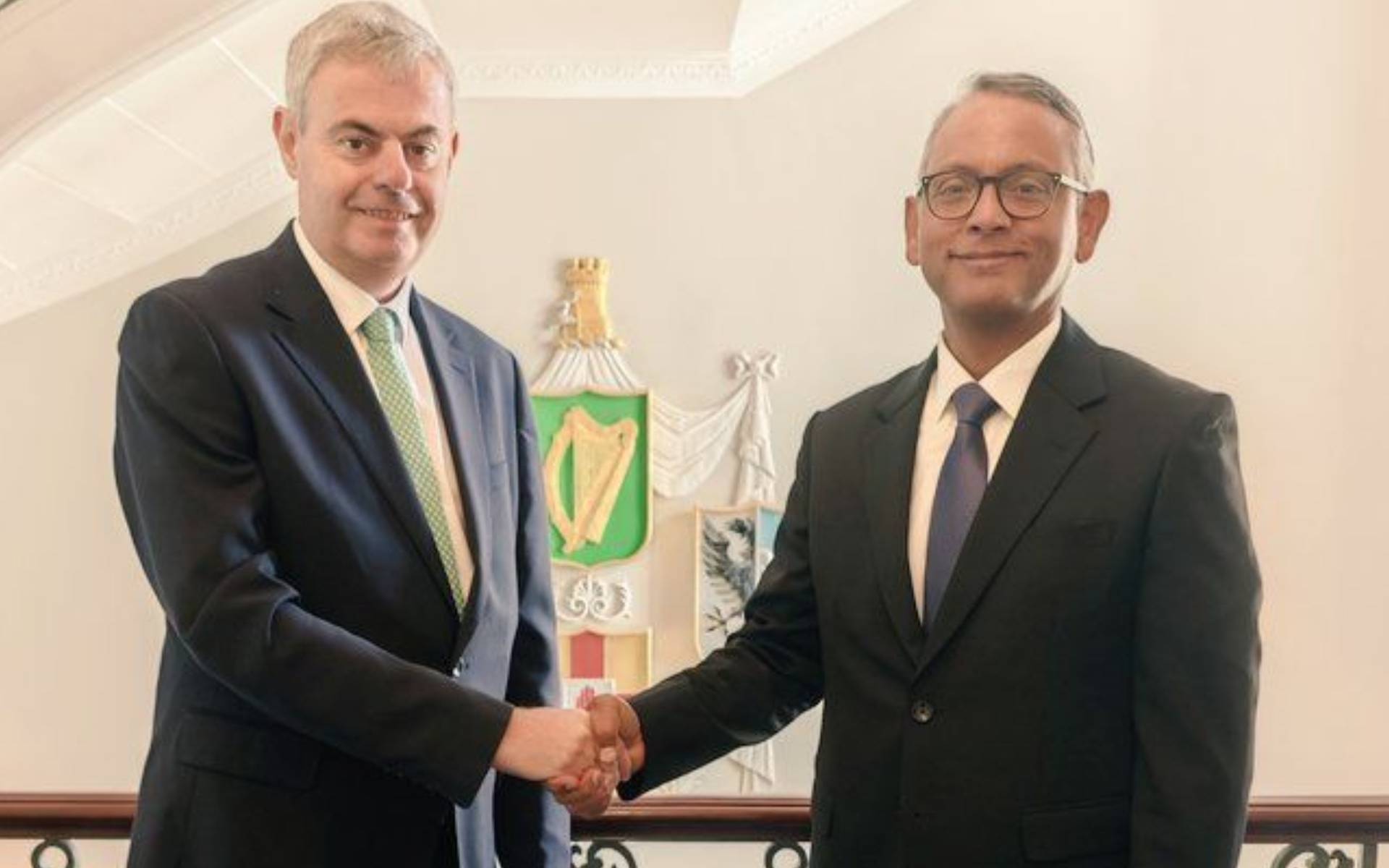 Nepali Ambassador Ghimire Meets Irish Counterpart in London
