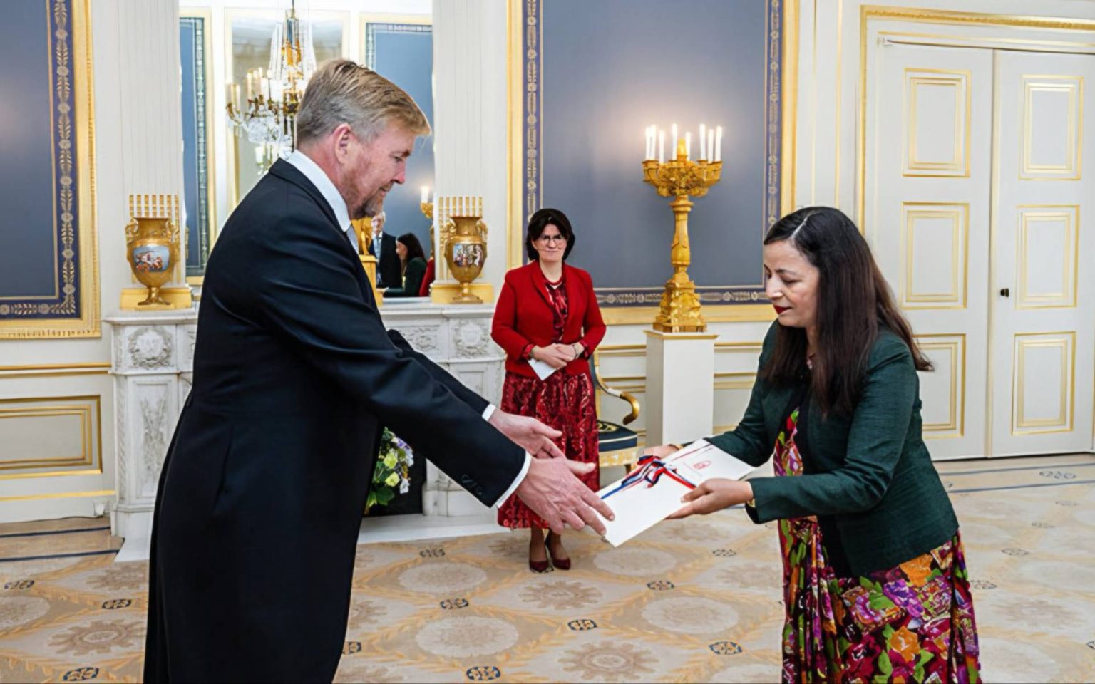 Ambassador Lamsal Presents Letters of Credence to King Willem-Alexander ...