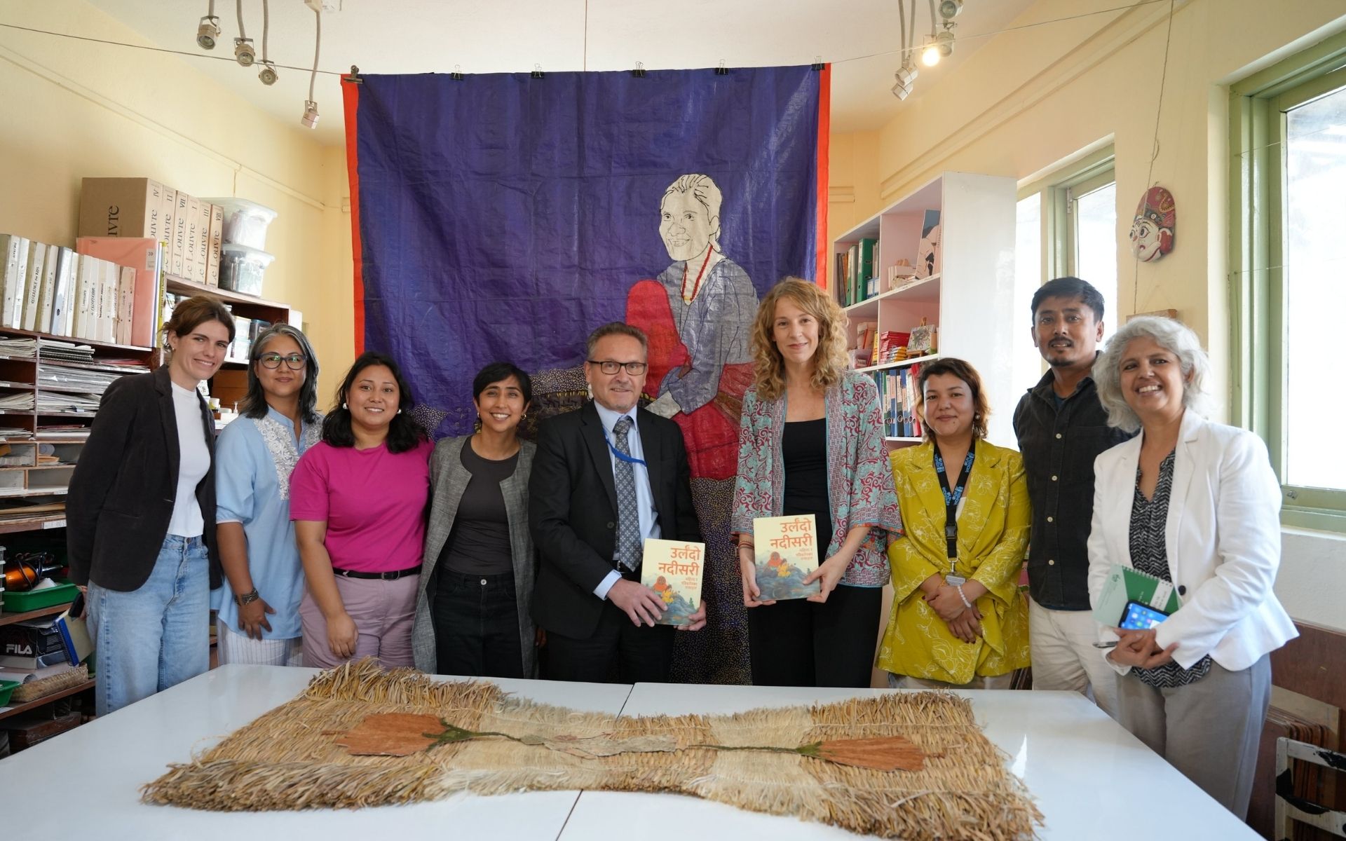 Finnish Ambassador and UN Women Representative Visit Srijanalaya to Promote Gender Equality