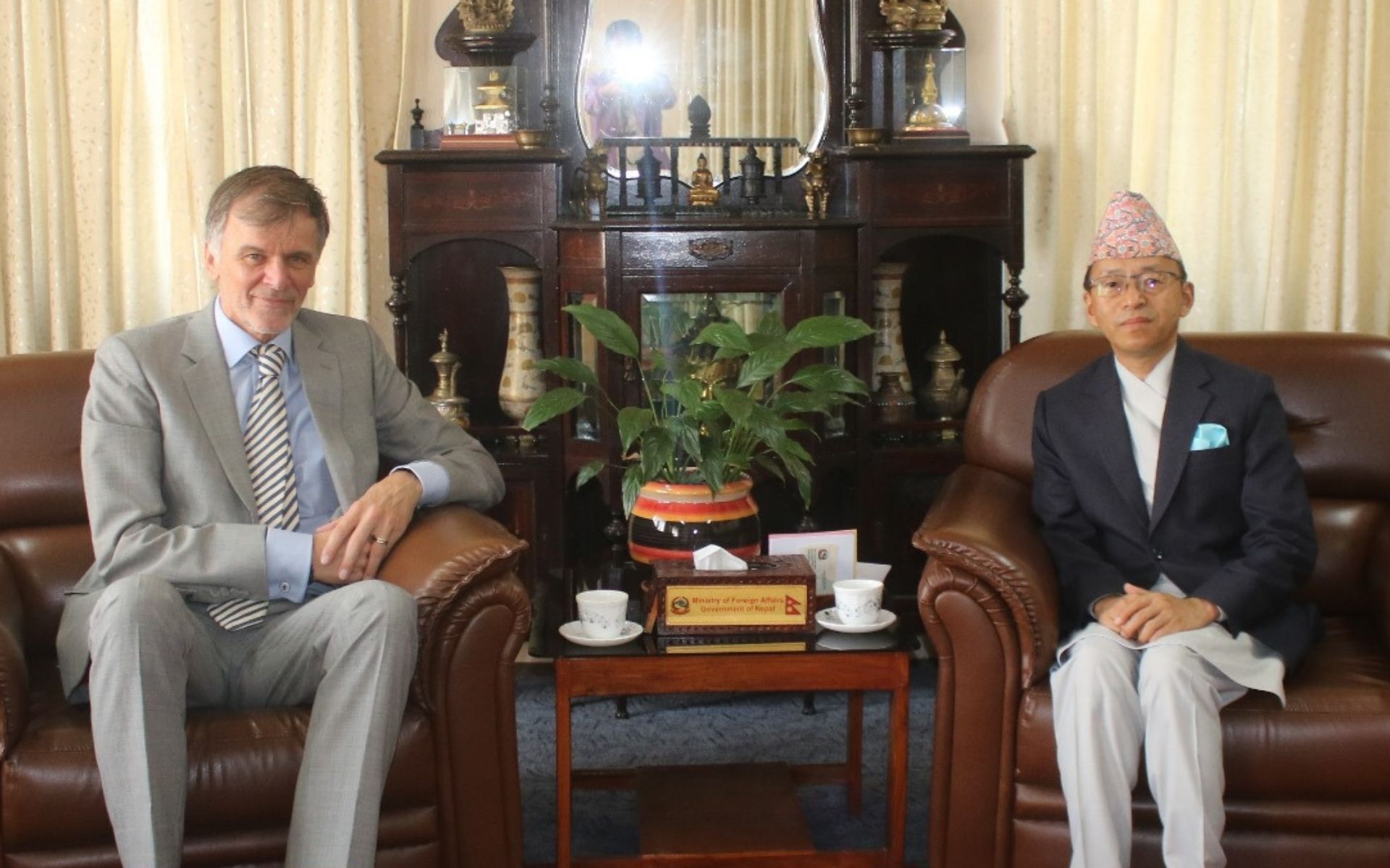 German Ambassador Meets Foreign Secretary Rai to Discuss Bilateral Cooperation
