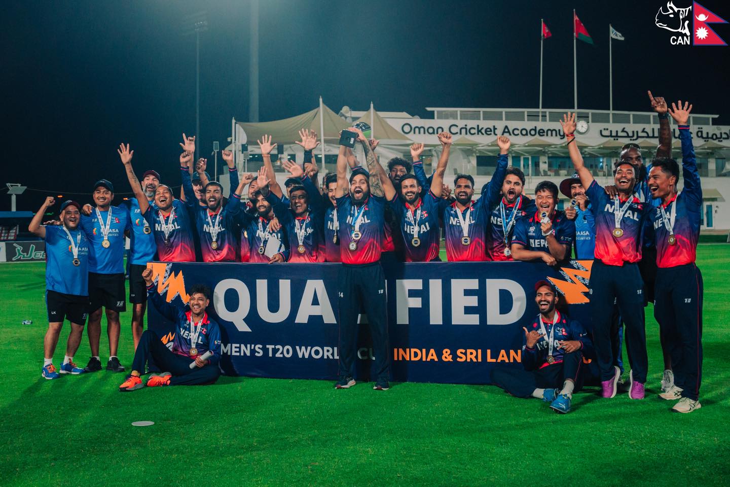 Nepal Crowned Unbeaten Champions of ICC T20 World Cup Asia–EAP Qualifiers