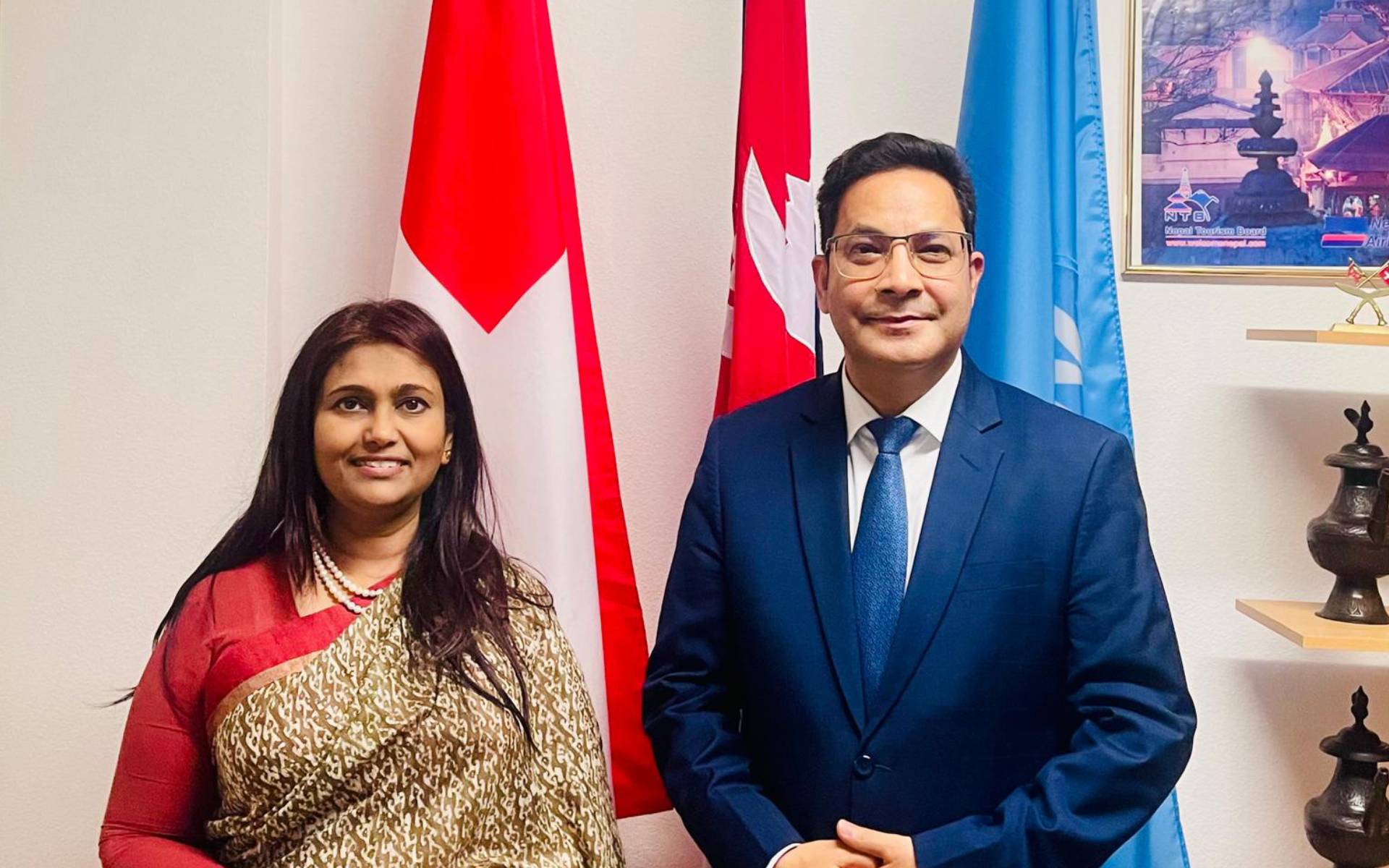 Nepal and Bangladesh Discuss Shared Priorities in Geneva