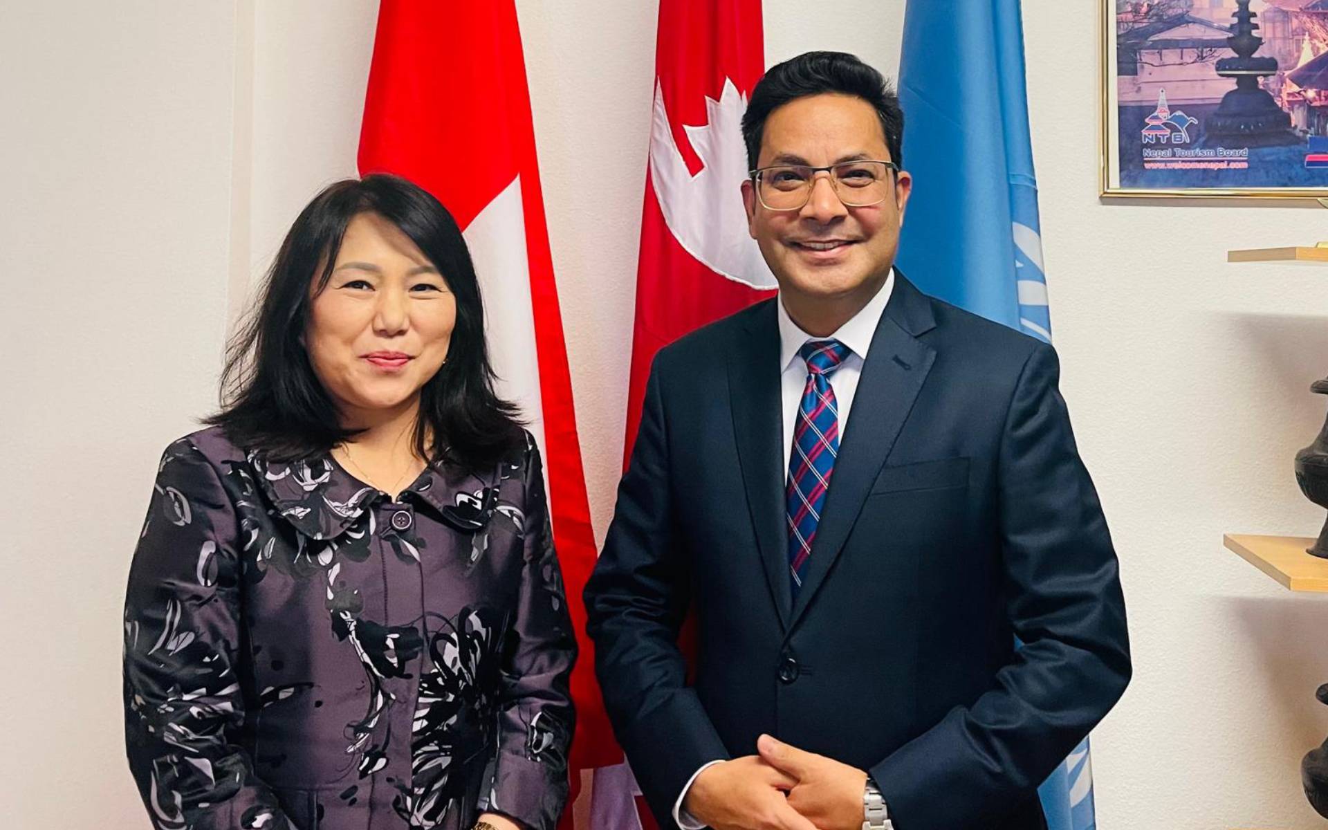 Nepal and Bhutan Discuss Shared Priorities in Geneva
