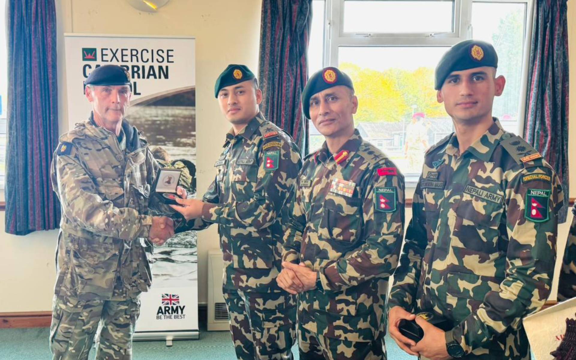 Nepali Army Wins Gold Medal in Exercise Cambrian Patrol 2025 in Britain