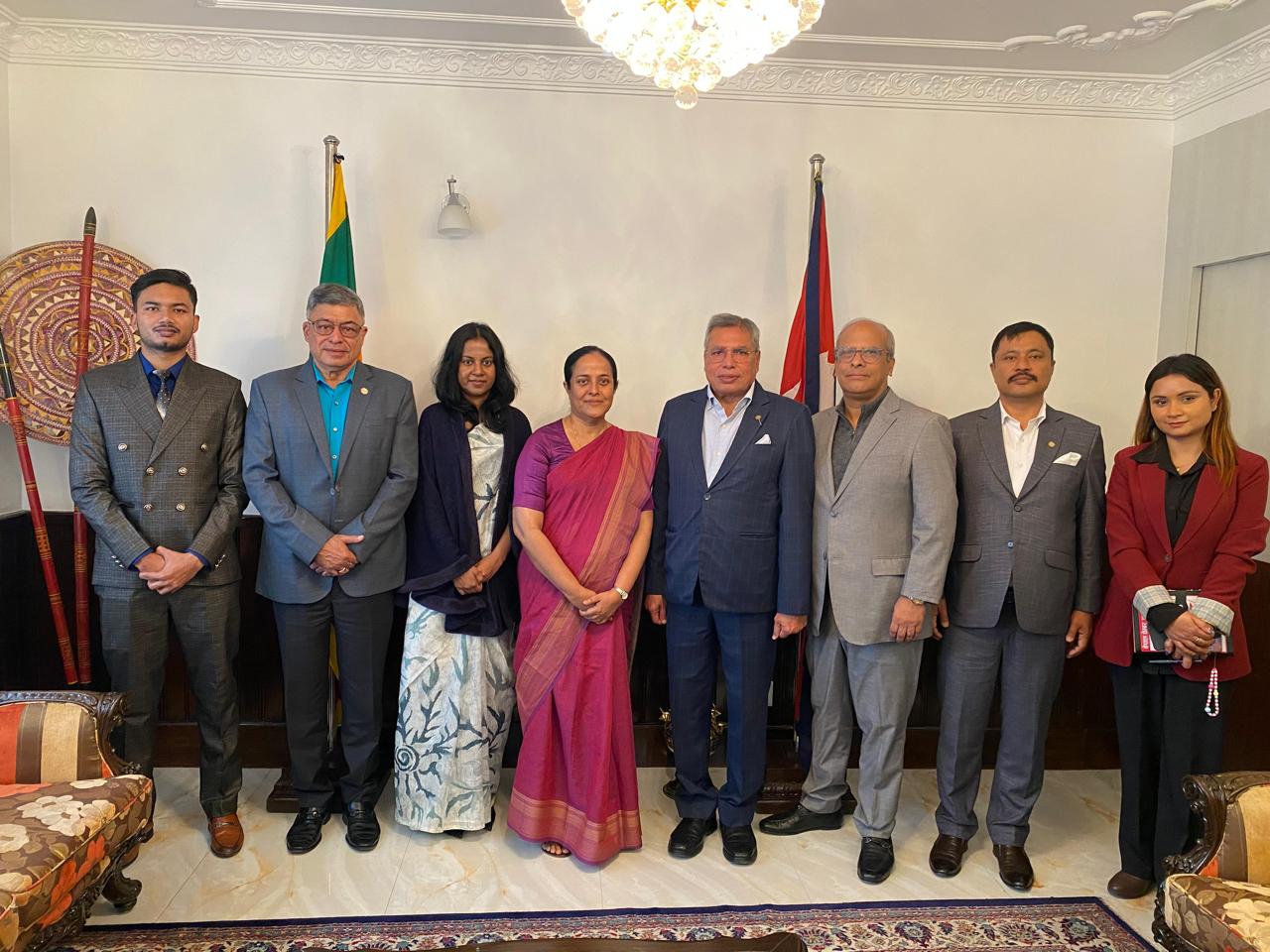Sri Lankan Ambassador-Designate Meets Nepal Chamber of Commerce Delegation