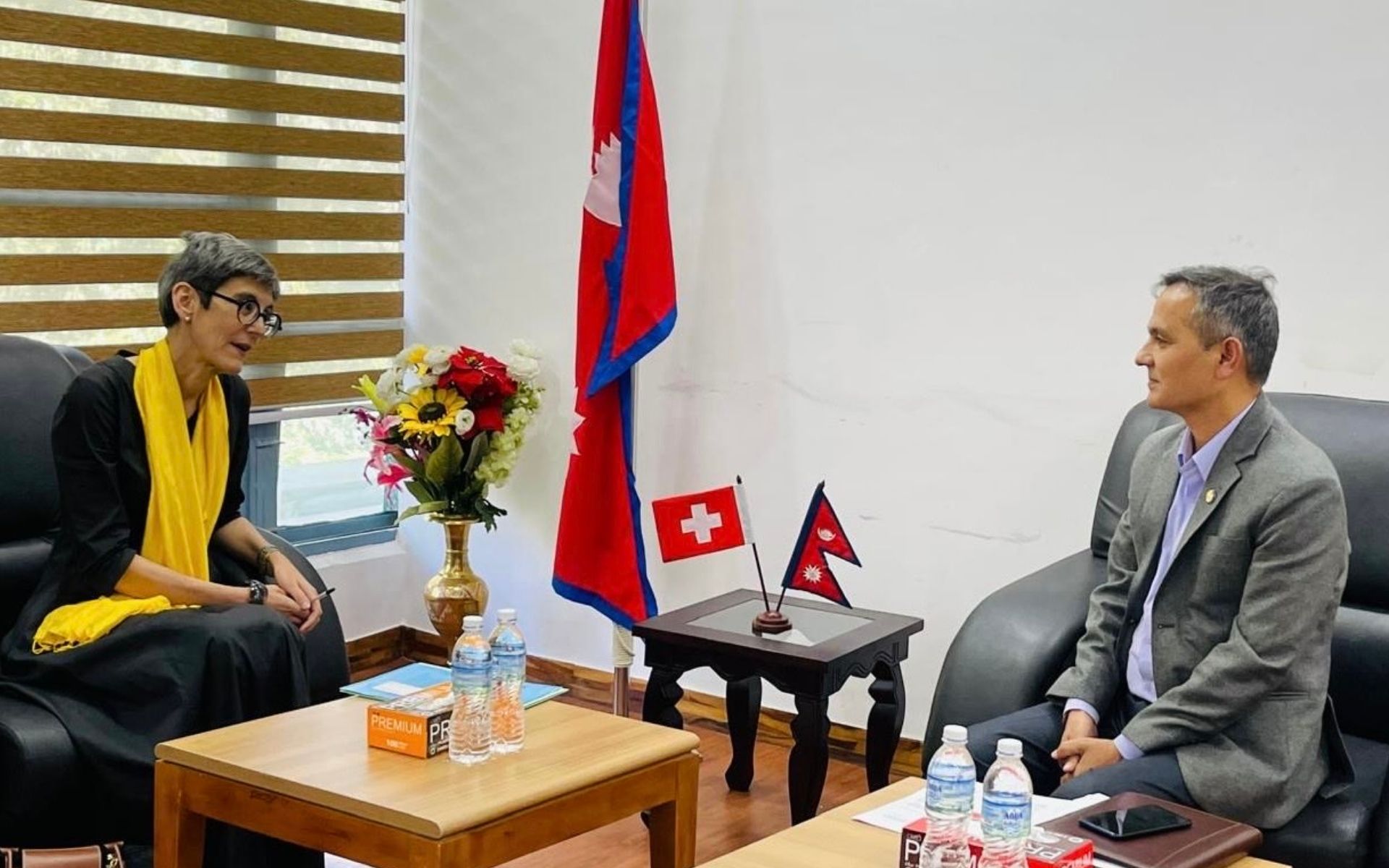 Swiss Ambassador Meets Home Minister Aryal to Reaffirm Longstanding Nepal–Switzerland Partnership