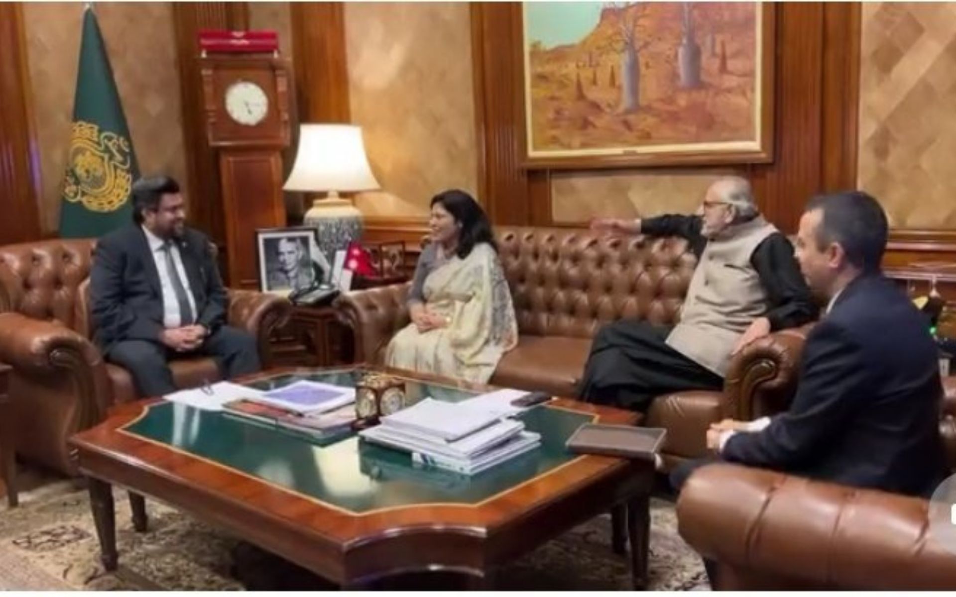 Ambassador Dhital Meets Sindh Governor Tessori to Discuss Strengthening Nepal-Pakistan Relations