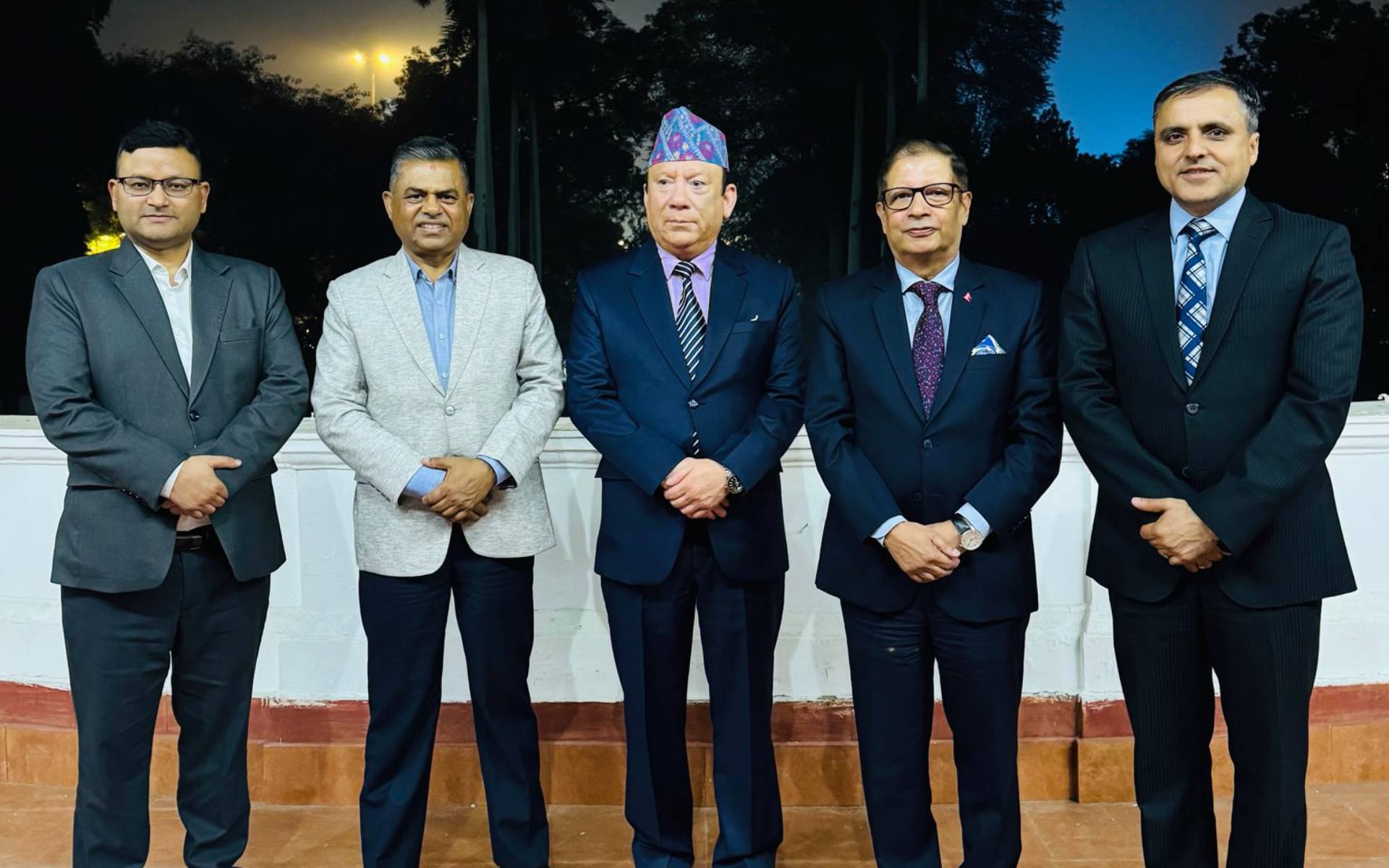 Ambassador Sharma Meets Nepali Dignitaries Ahead of India’s Chief Justice Swearing-In