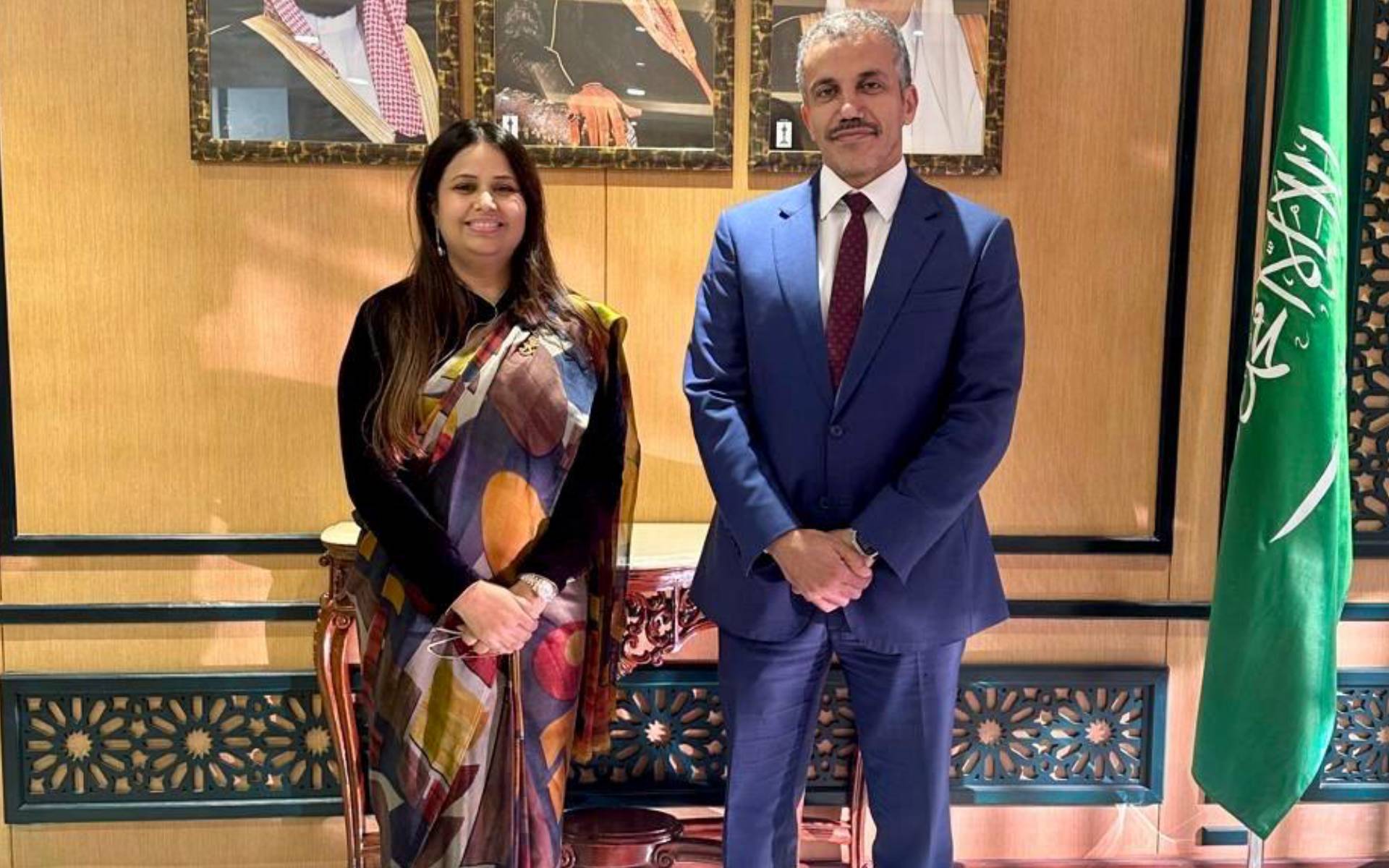 Dr. Sarmila Parajuli Dhakal Meets Ambassador of the Kingdom of Saudi Arabia to Nepal