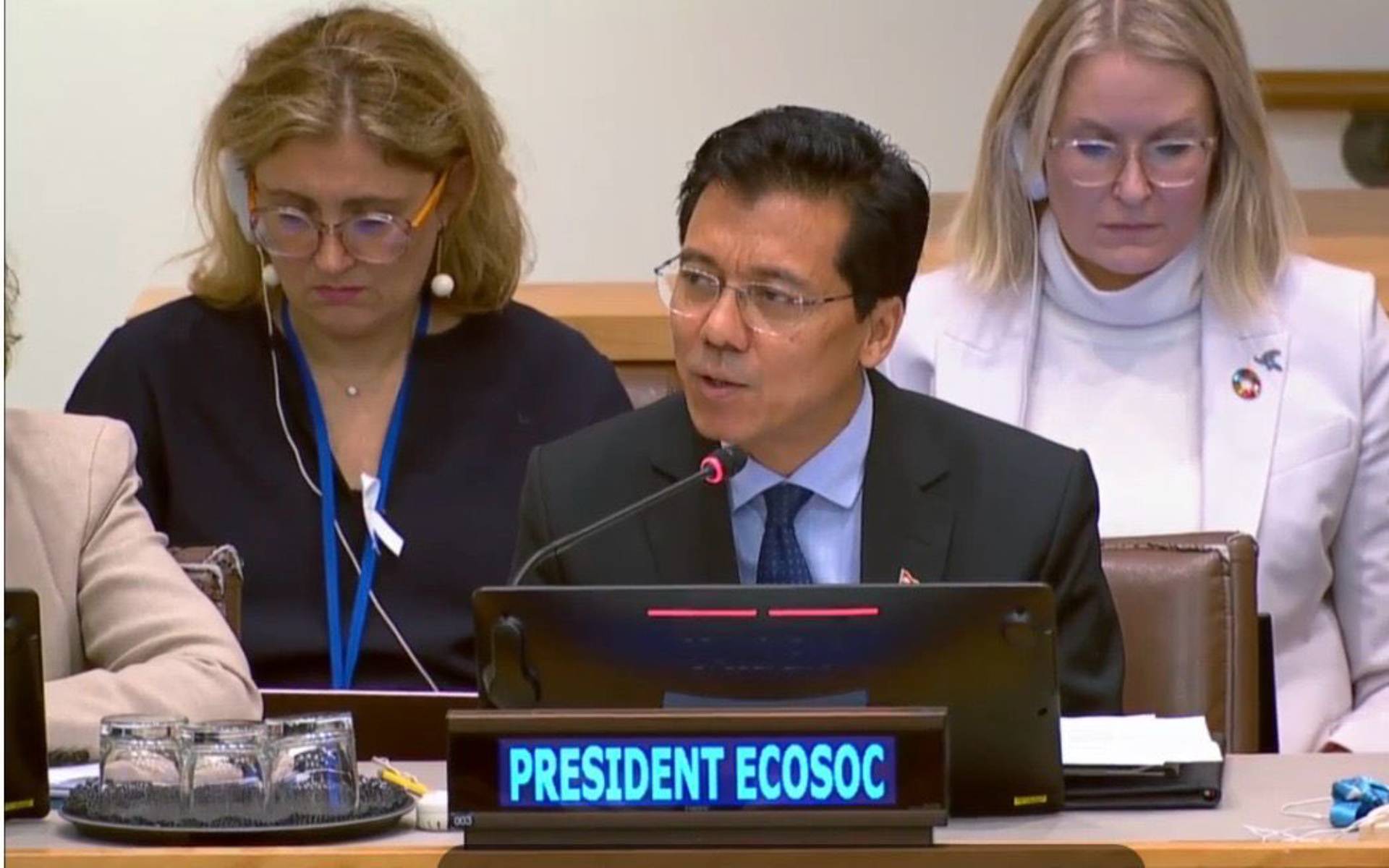 ECOSOC President Thapa Briefs UN Working Group Ahead of Key Review